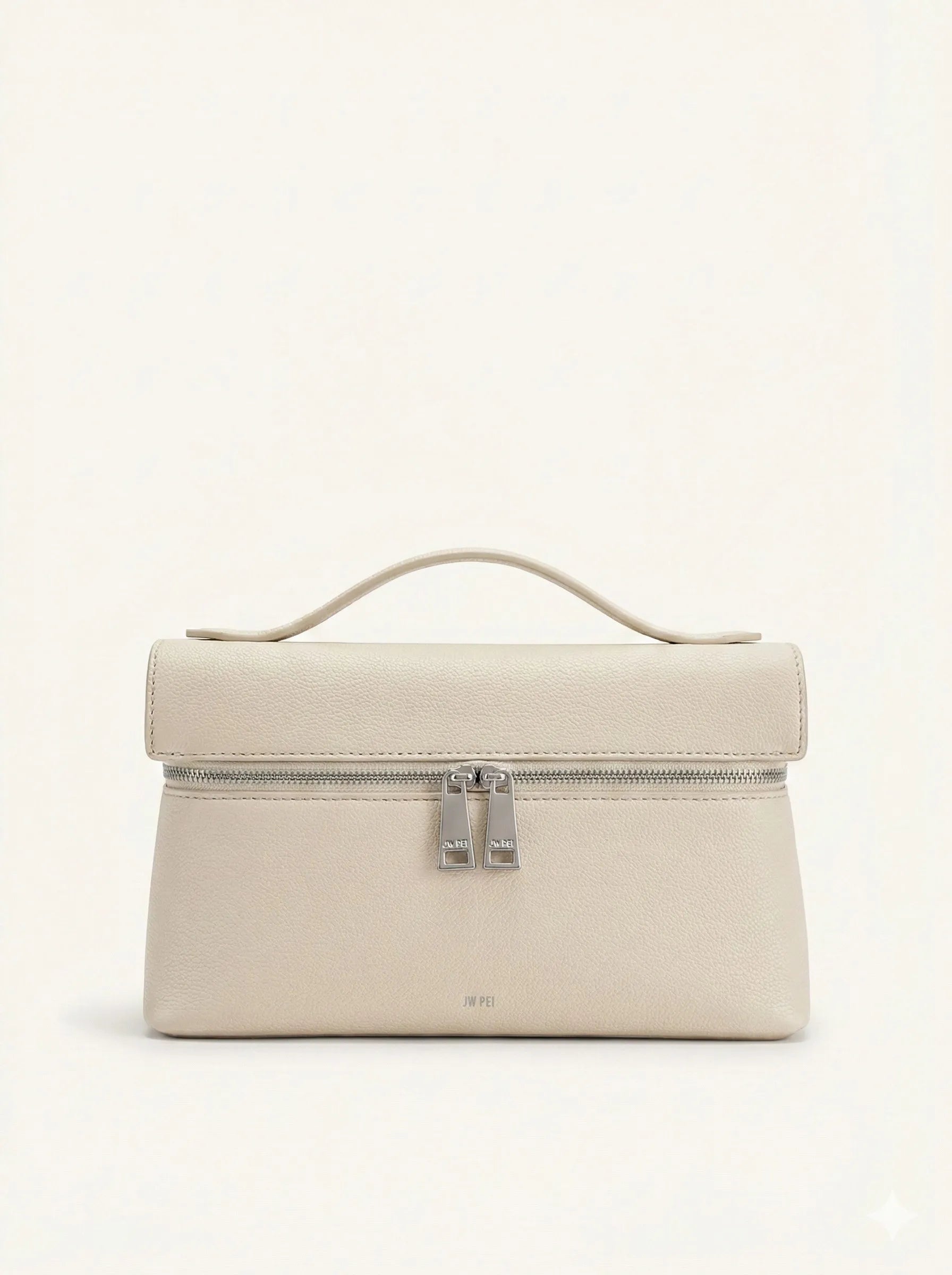 JW PEI Grainy Leather White Women Thea Top Handle Bag - Grainy Leather White SKU: 2T78-20W_Grainy Leather White Image 01