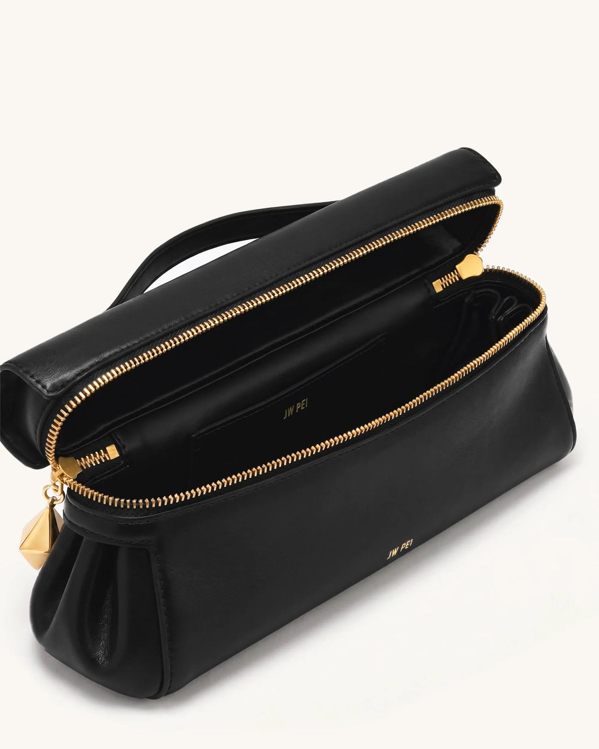 JW Pei Black Women Thea East-West Top Handle Bag SKU: 2T78X003-1_Black Image 04