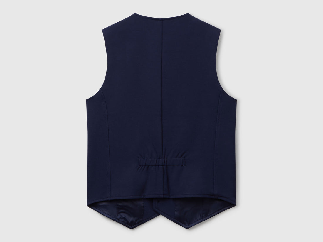 Benetton_Lined Waistcoat with Buttons_2U7FCJ010_252_02