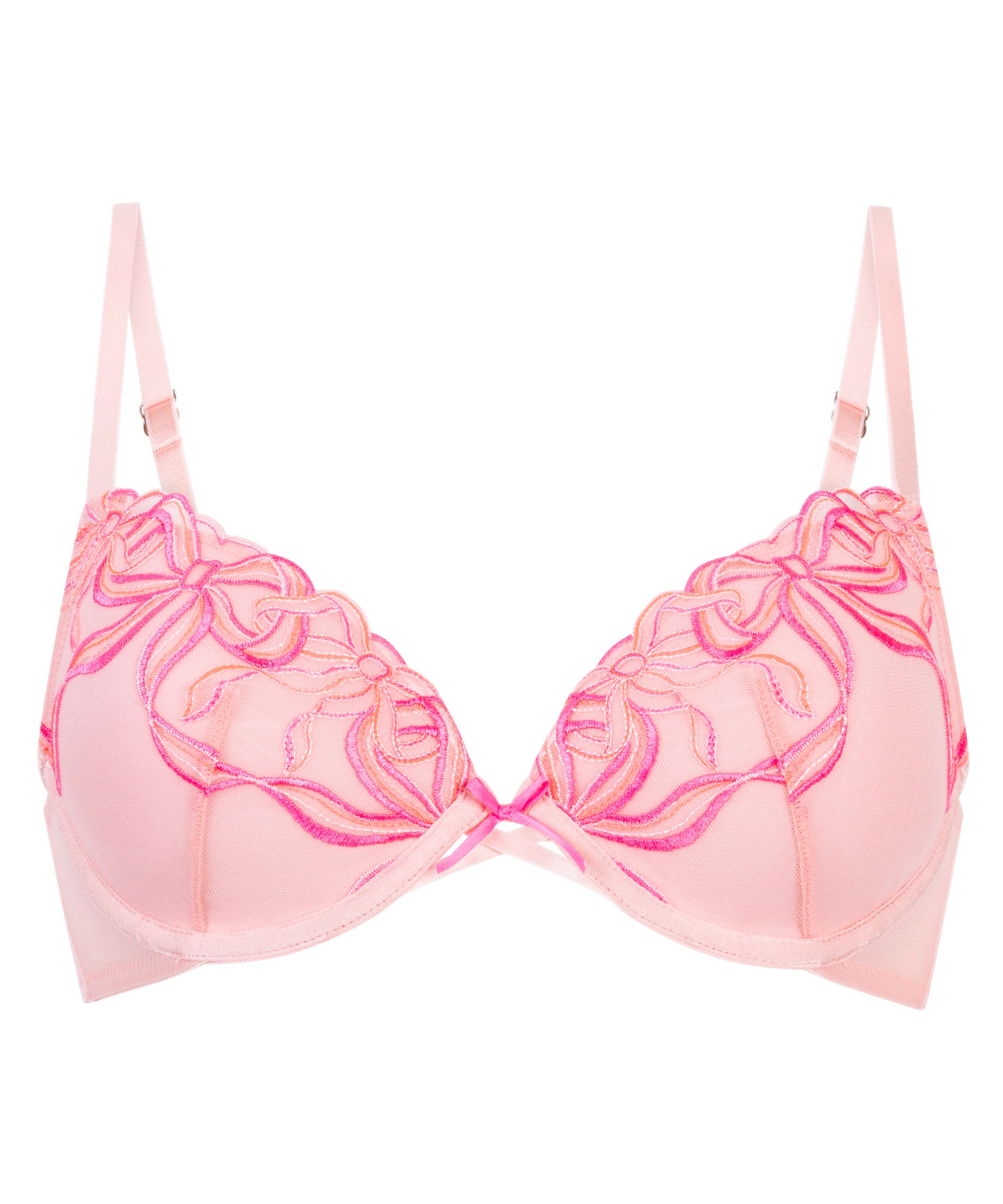 Hunkemoller_Beau Padded Underwired Bra in Different Cup Sizes_300890_Silver Pink_01