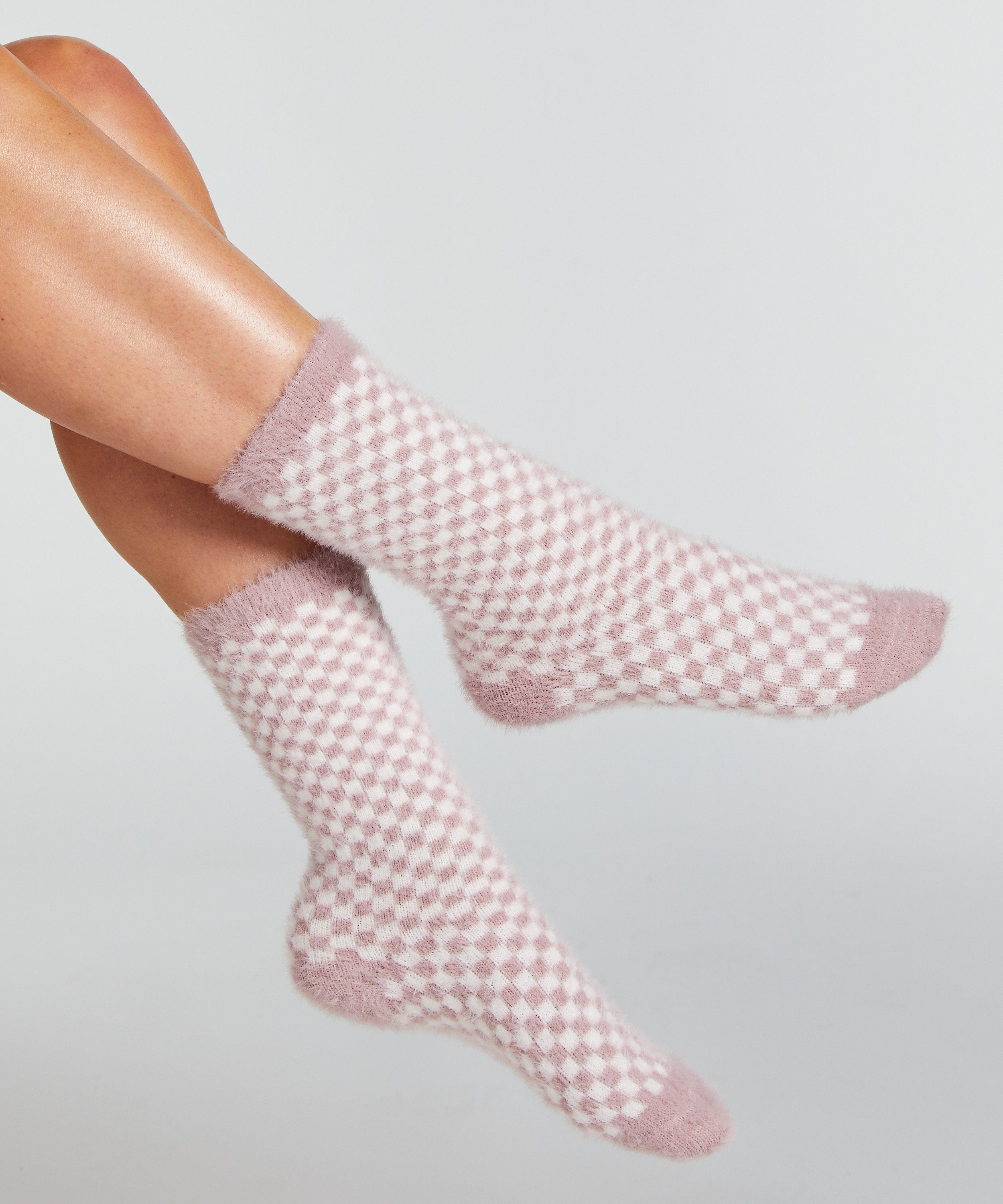 Hunkemoller_2 Pairs of Socks Cosy - Purple_301421_Violet Ice_01