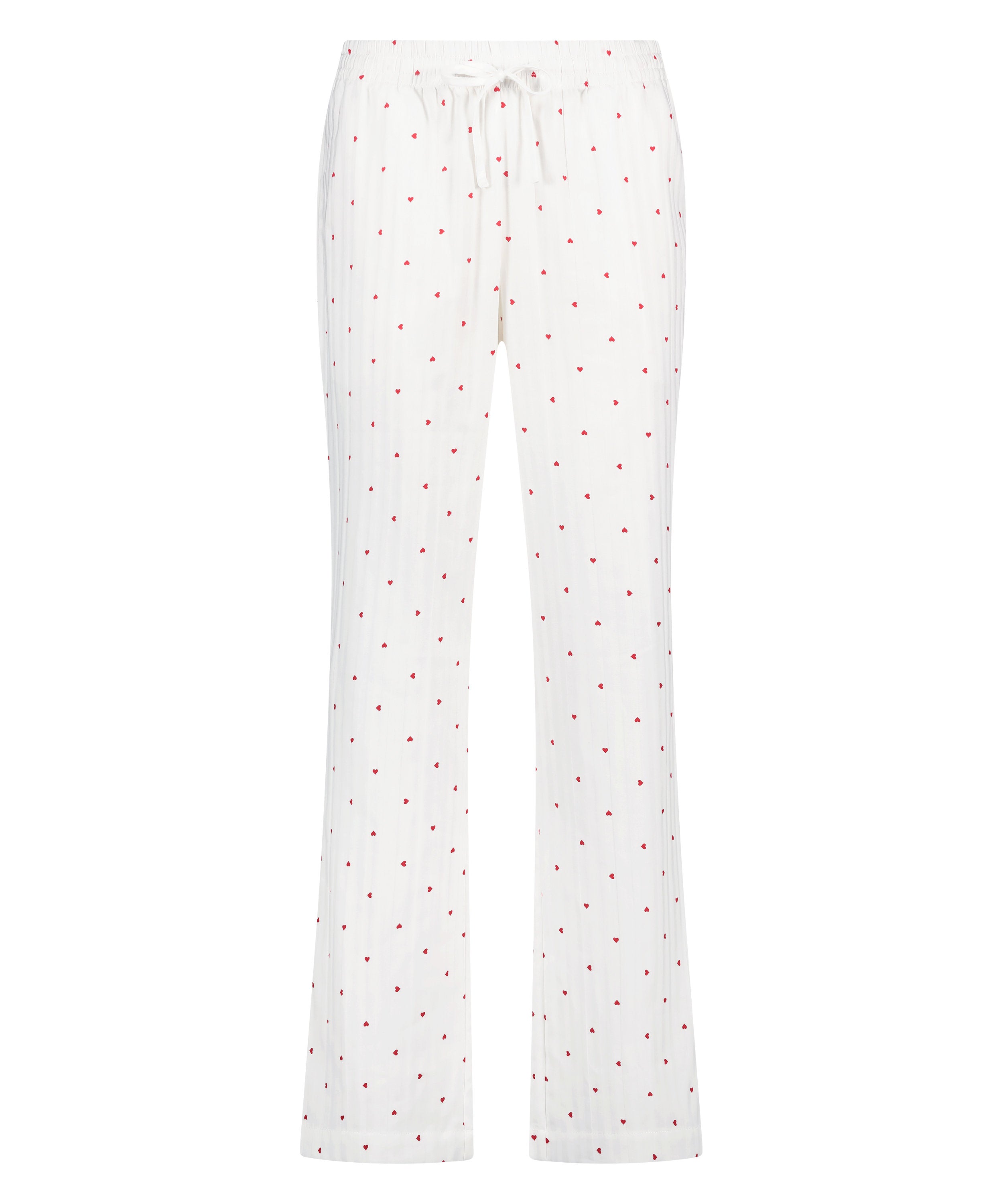 Hunkemoller_Jacquard Hearts Petite Pyjama Bottoms - White_301438_Gardenia_04