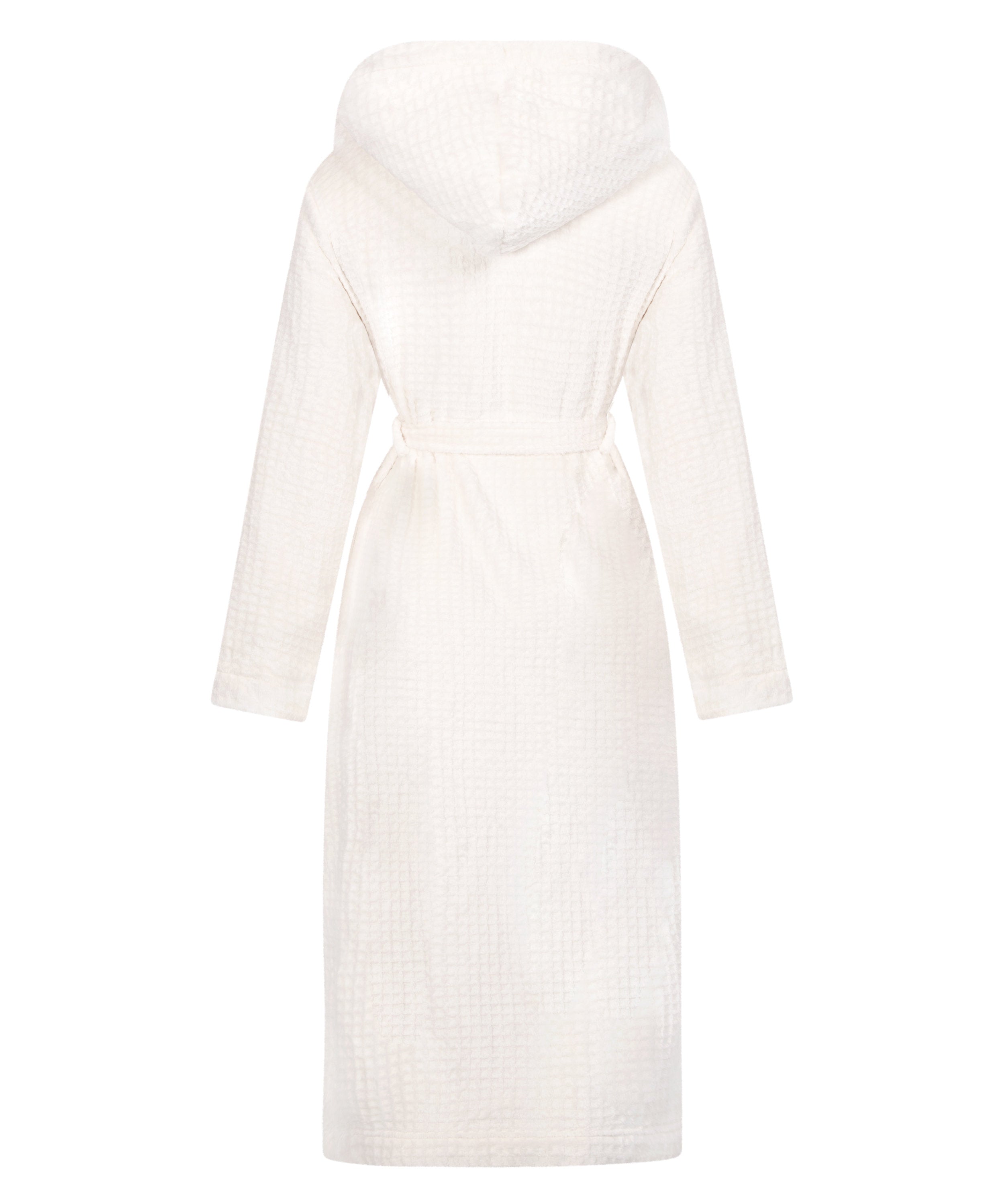 Hunkemoller_Waffle Bathrobe - White_301439_White Alyssum_05