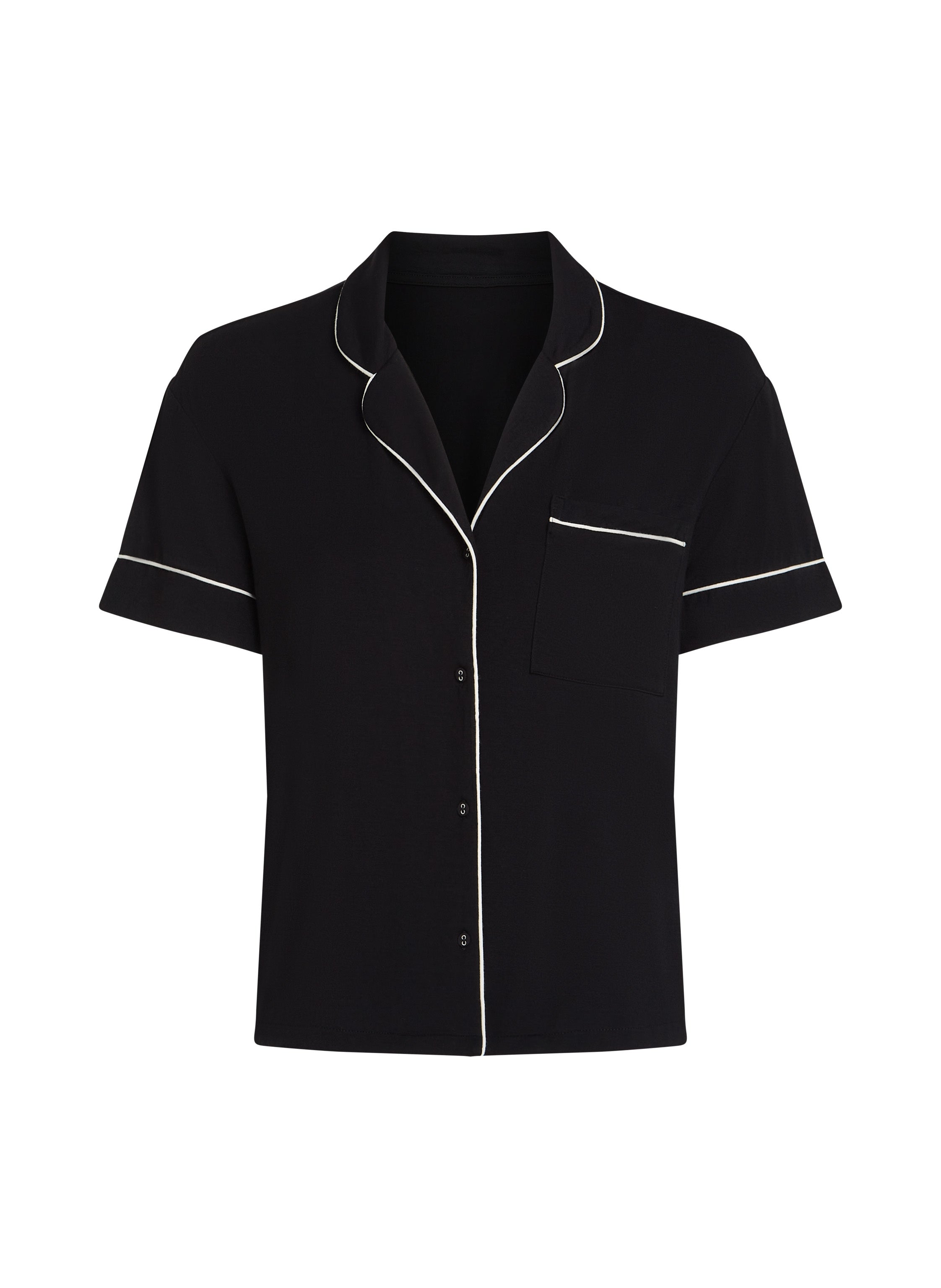 Hunkemoller_Black_Essential Jersey Short-Sleeved Jacket_301465_Black_09