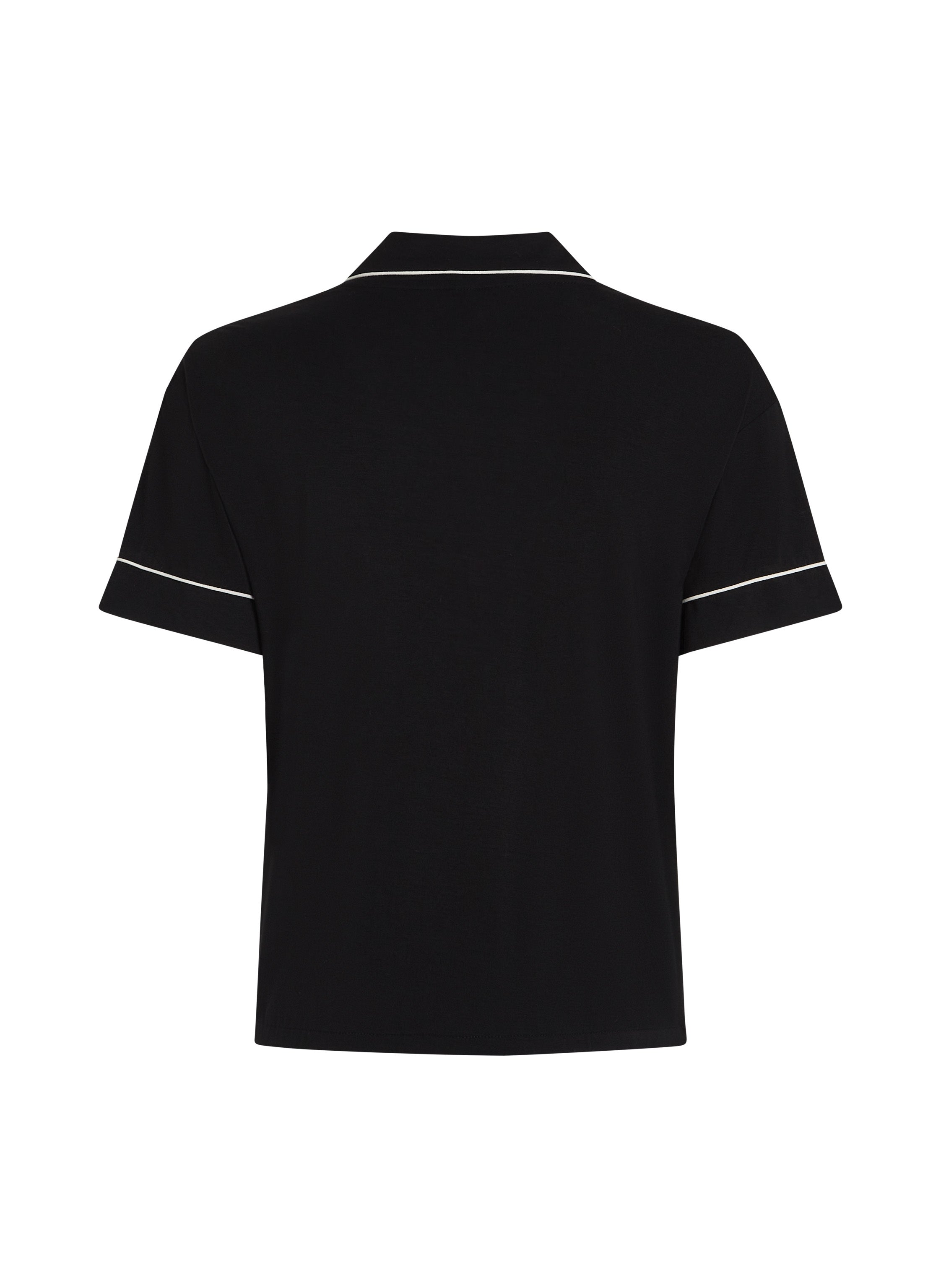Hunkemoller_Black_Essential Jersey Short-Sleeved Jacket_301465_Black_10