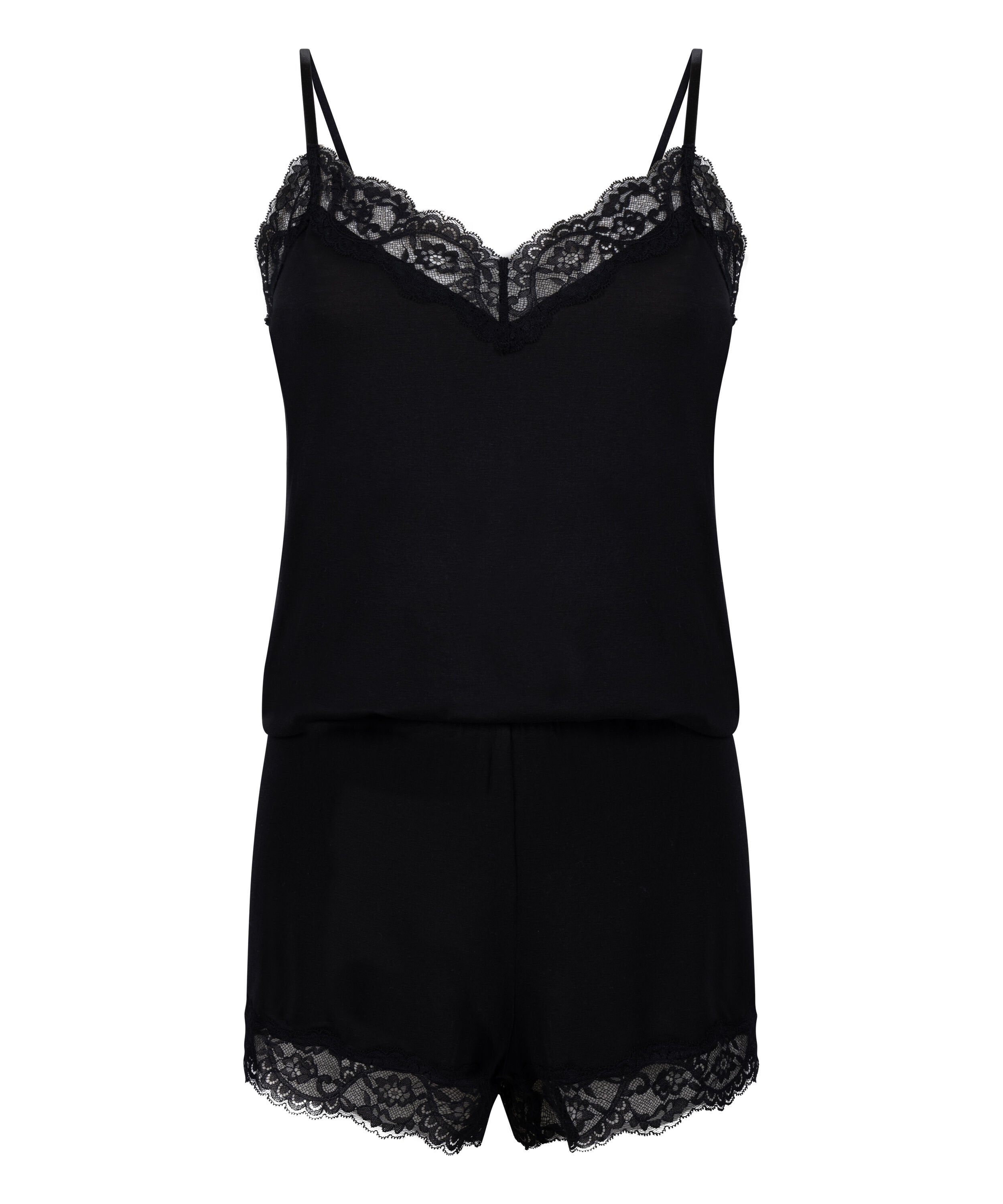 Hunkemoller_Pyjama Cami Set_301481_Black_04