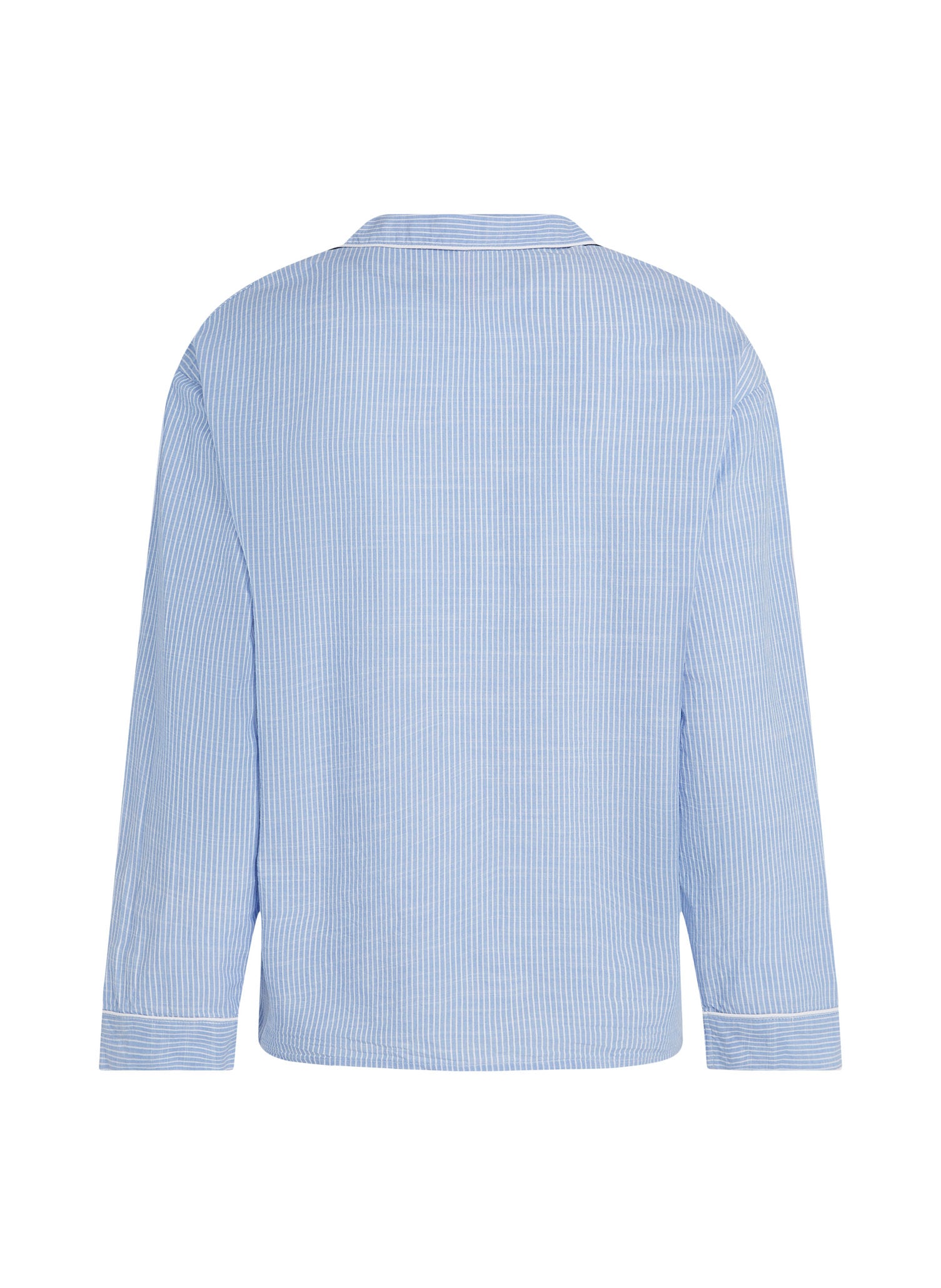 Hunkemoller_Cotton Pyjama Jacket_301491_Hkm Blue_06