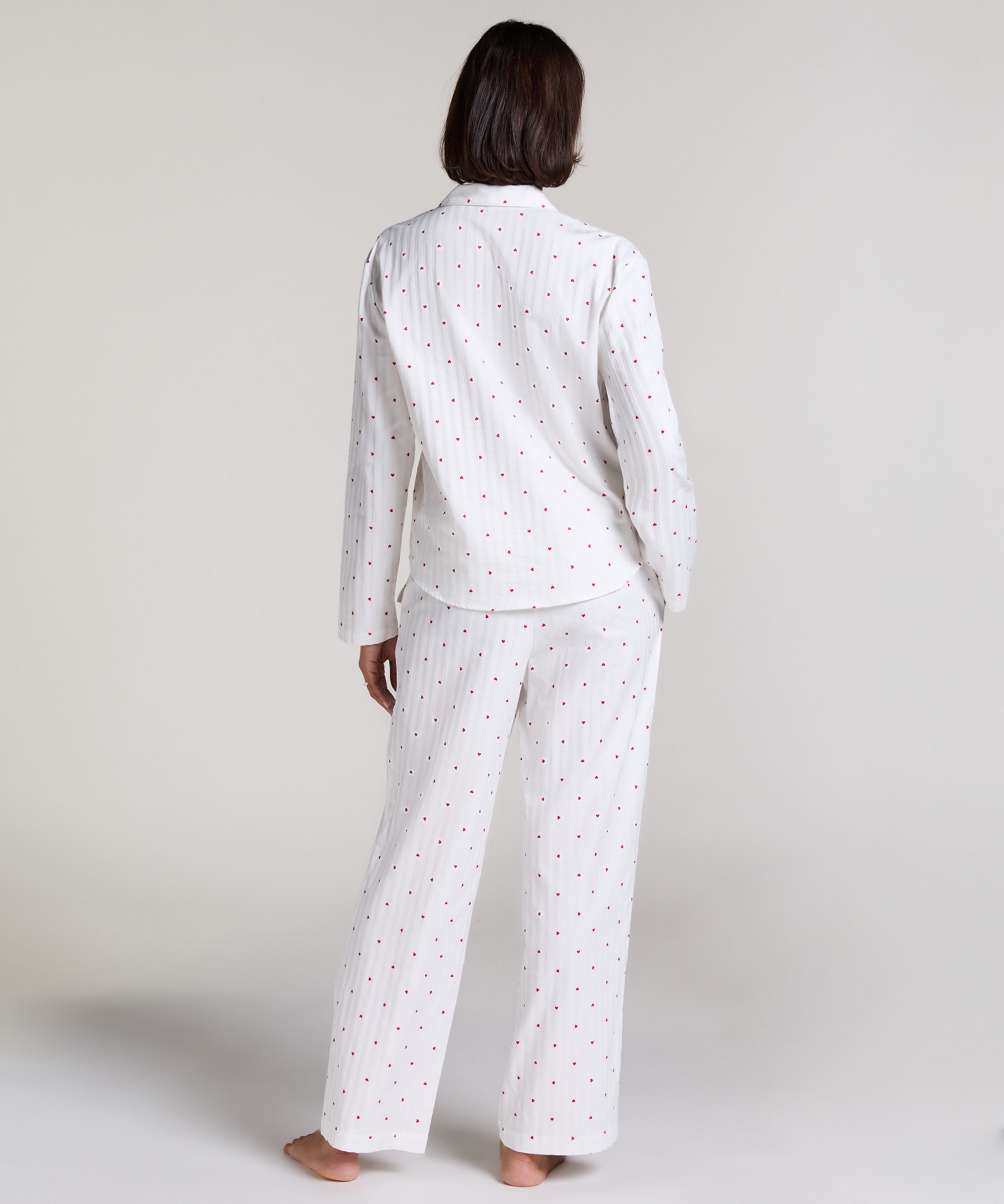 Hunkemoller_Jacquard Hearts Regular Pyjama Bottoms - White_301504_Hkm White_03