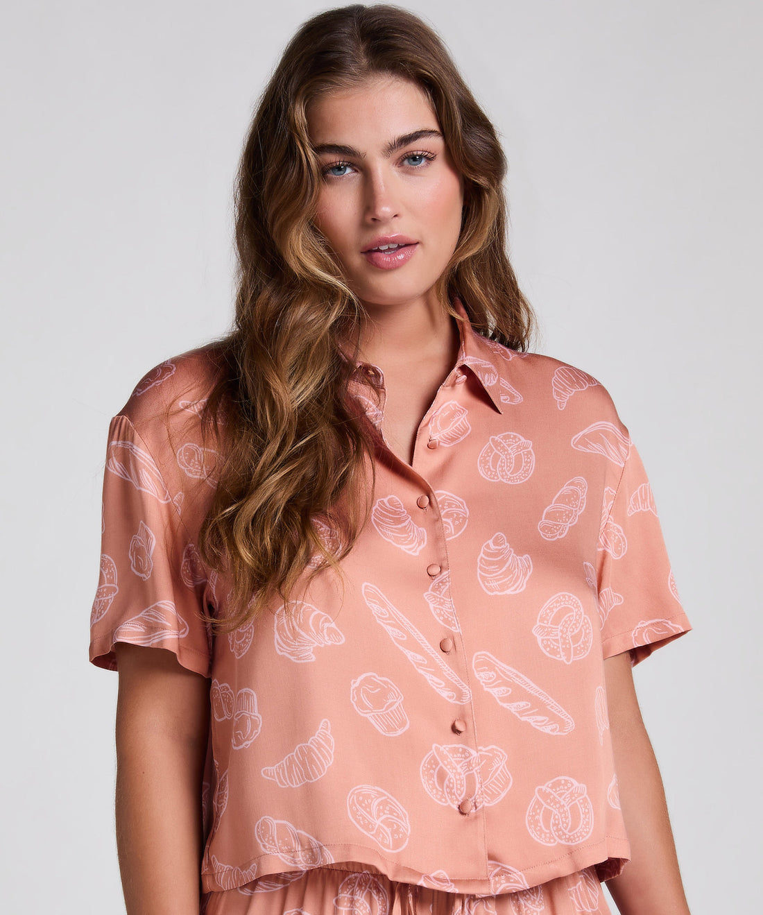 Hunkemoller_Pyjama Top_301513_Hkm Tan_01