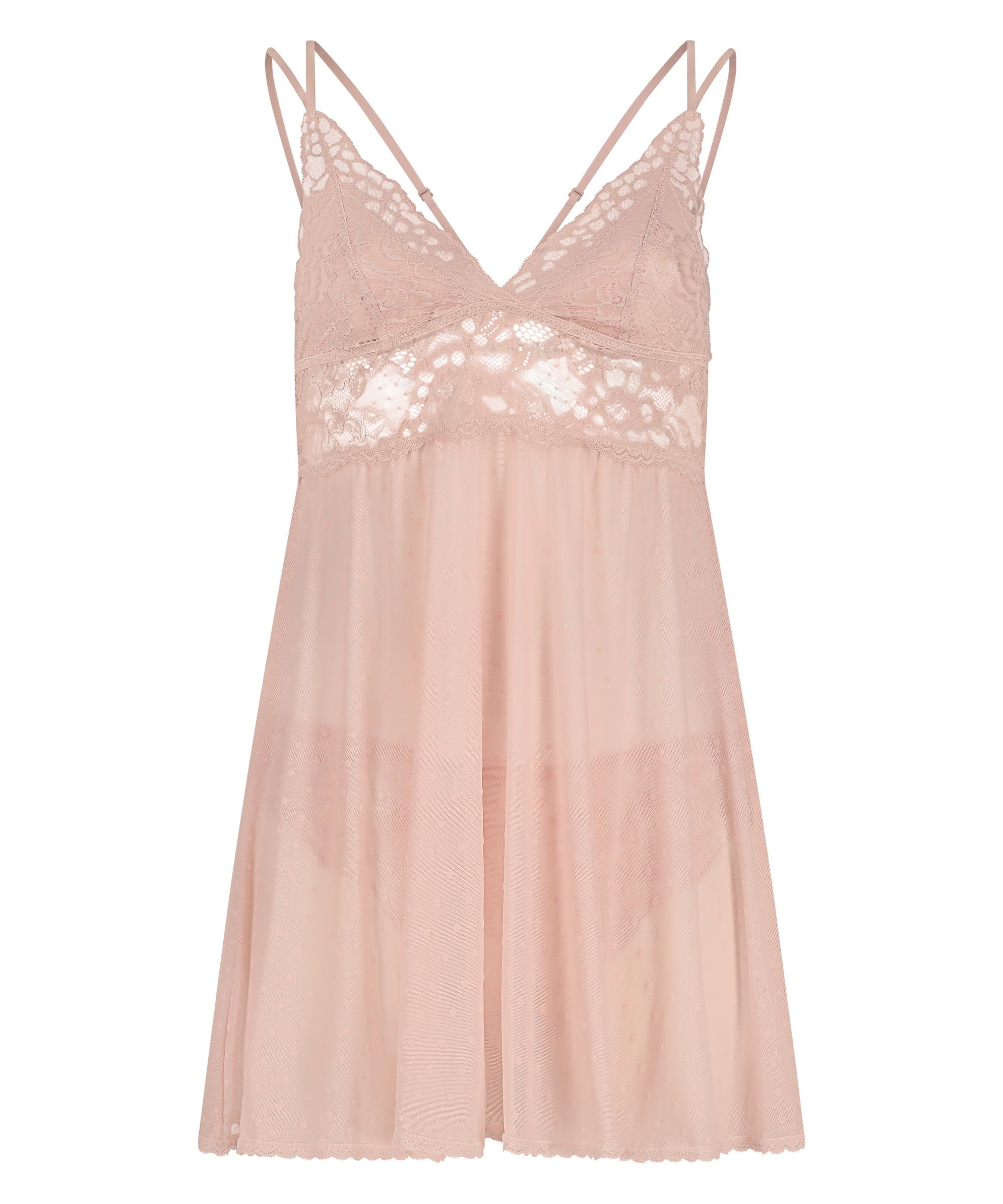 Hunkemoller_Beatriz Babydoll - Pink_301645_Silver Pink_01