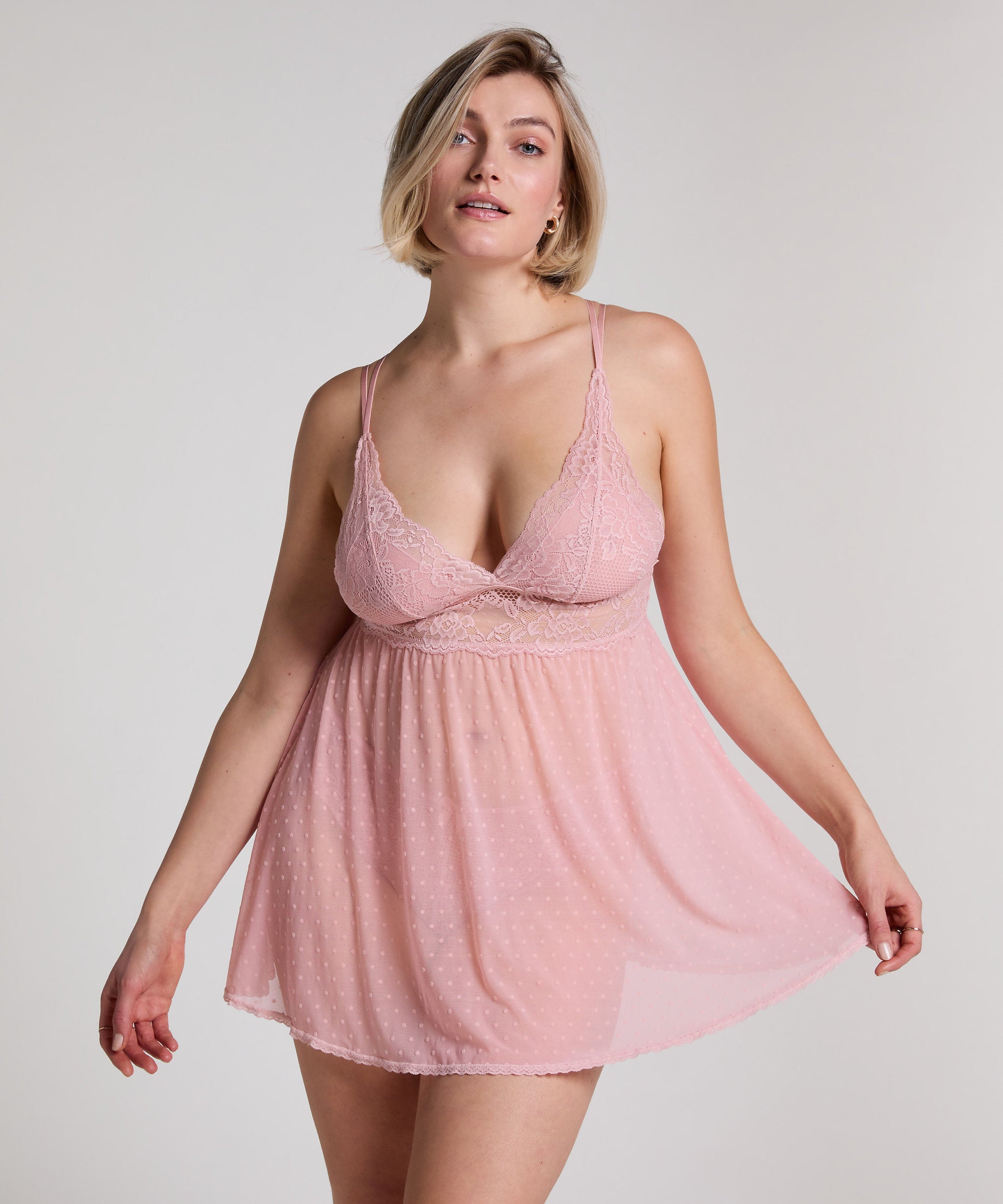 Hunkemoller_Beatriz Babydoll - Pink_301645_Silver Pink_06