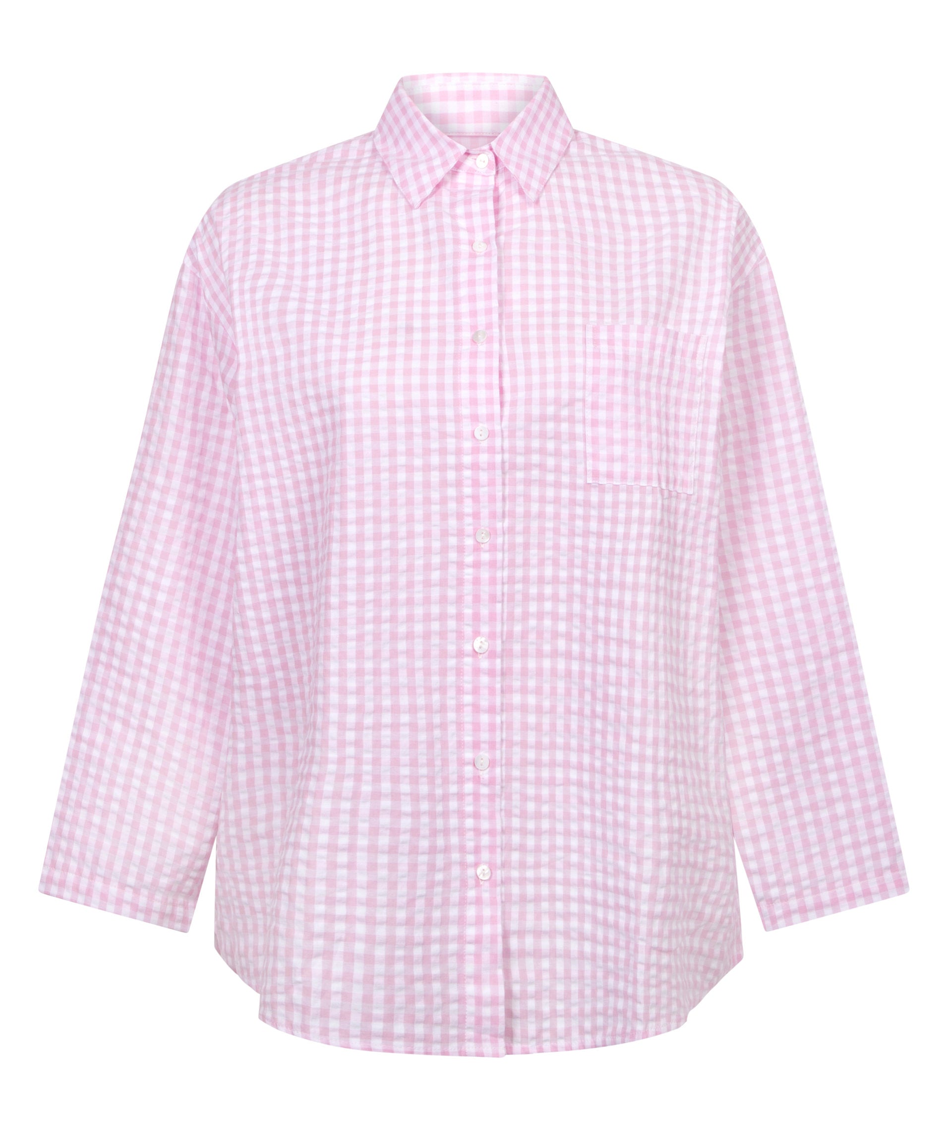Hunkemoller_Cotton Jacket - Pink_301647_Pink_05