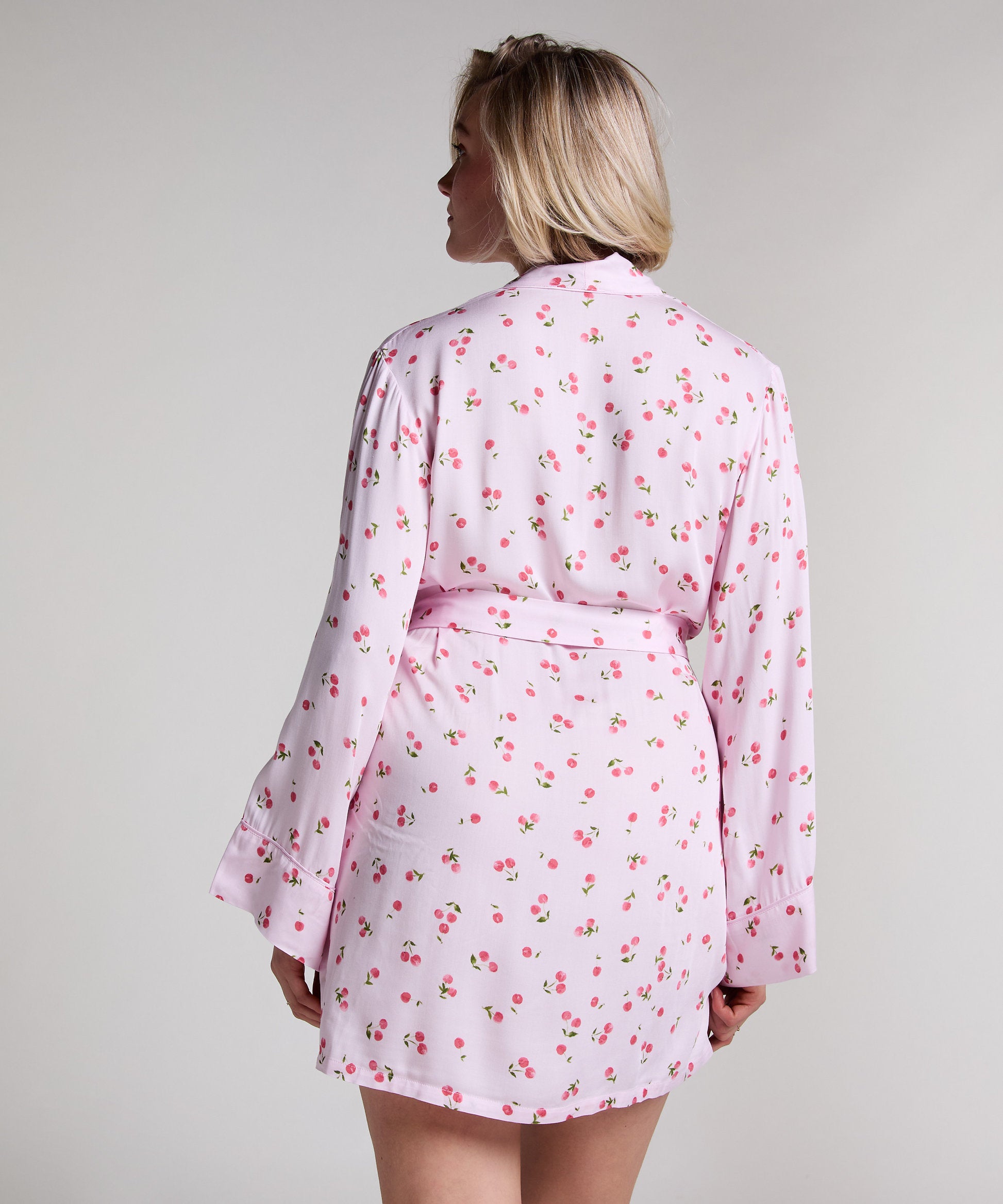 Hunkemoller_Satin Kimono - Pink_301649_Pink_07