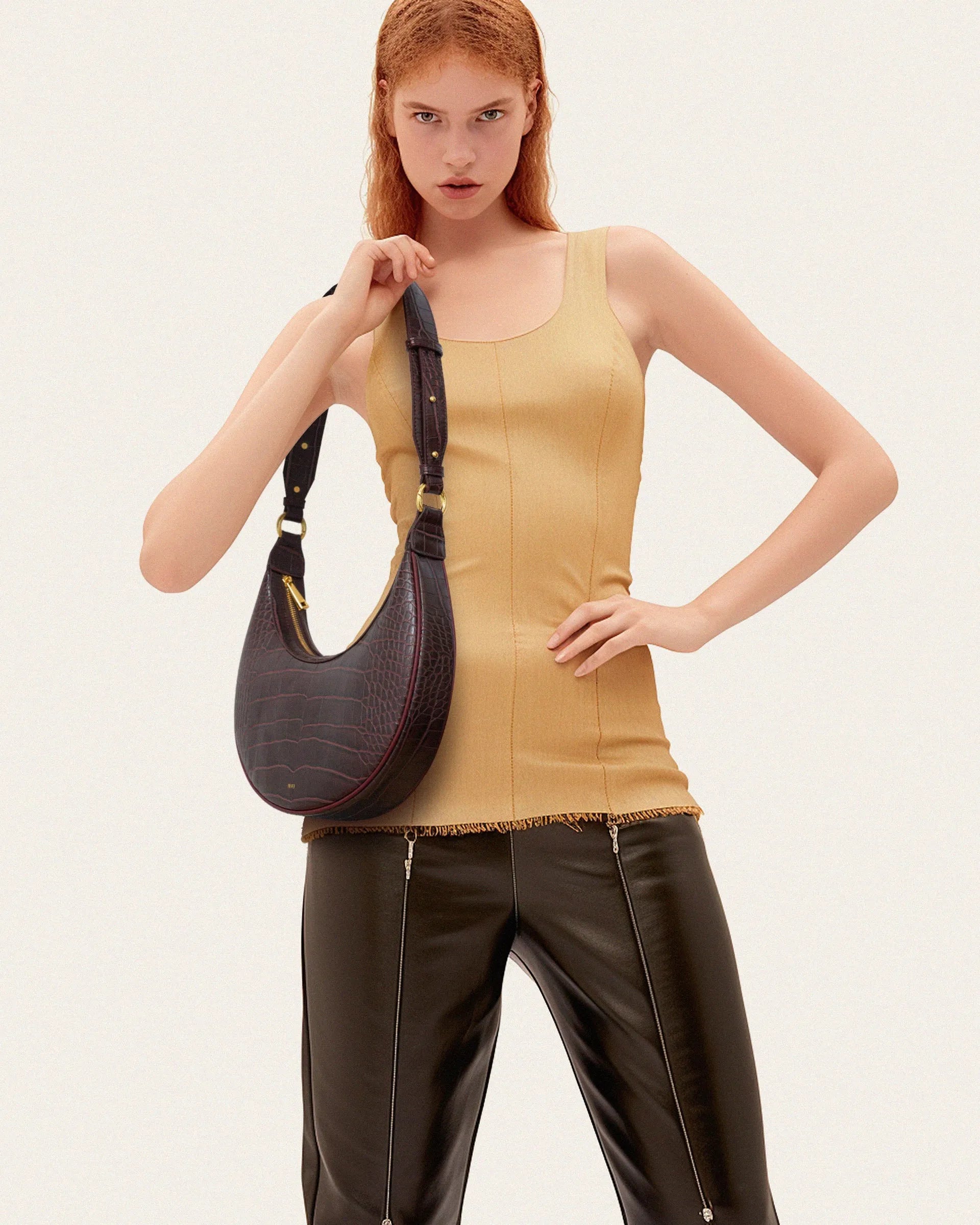 JW PEI_Brown Croc_Carly Saddle Bags_302-1_Brown Croc_02
