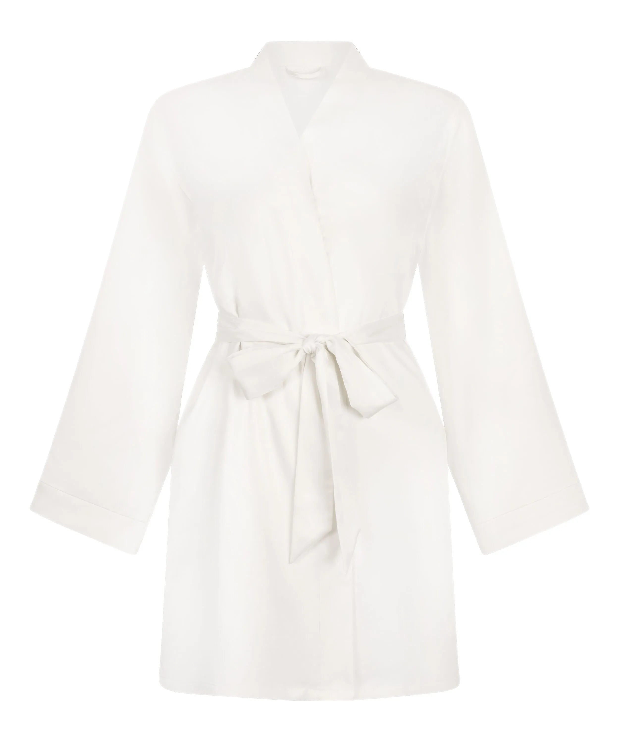 Hunkemoller White Women Kimono Bridal Satin SKU: 302071_White Image 05