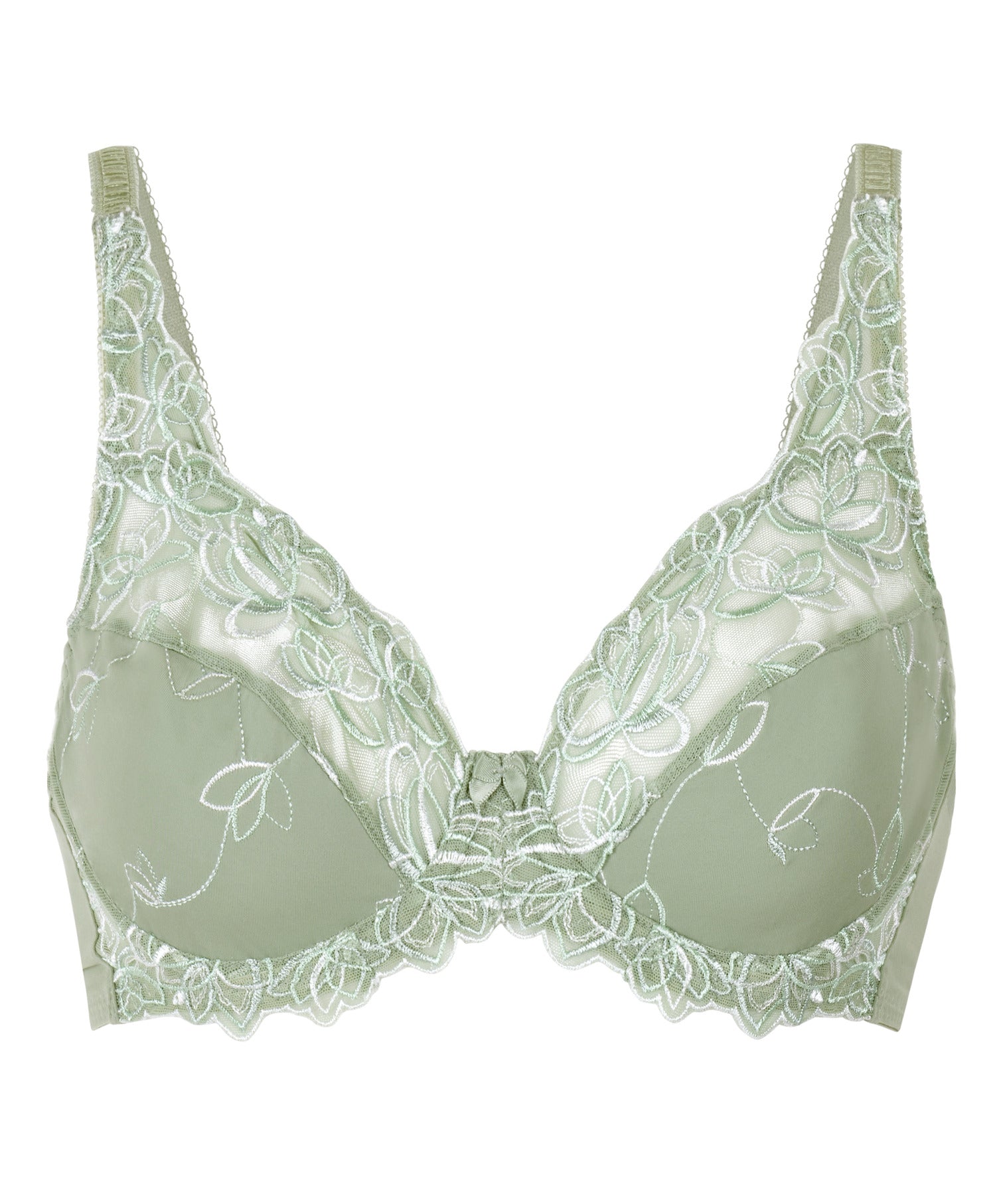 Hunkemoller_Iceberg Green_Diva Non-Padded Underwired Bra in Different Cup Sizes_302358_Iceberg Green_05