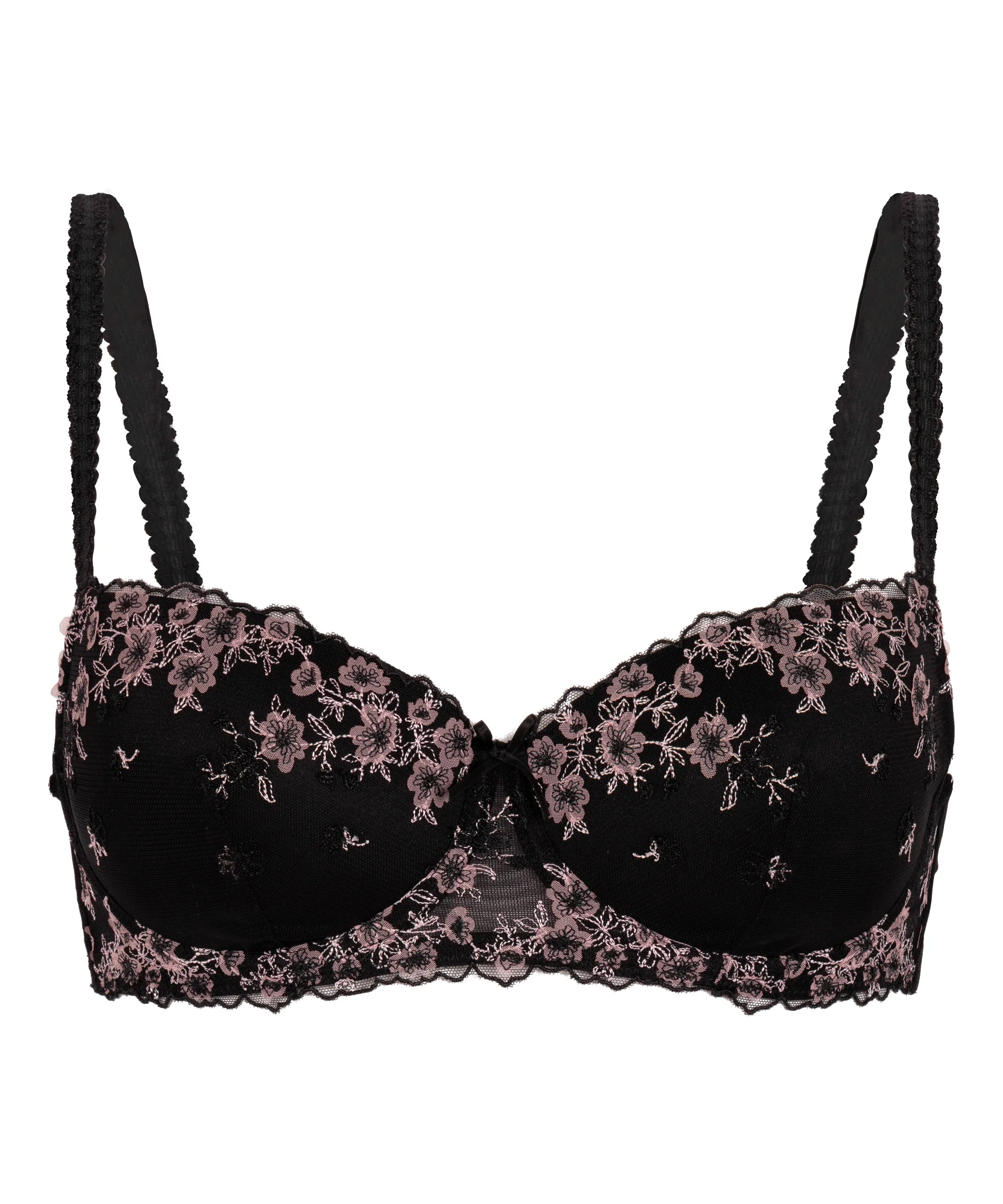 Hunkemoller_Black_Chloe Padded Underwired Bra in Different Cup Sizes_302420_Caviar_05