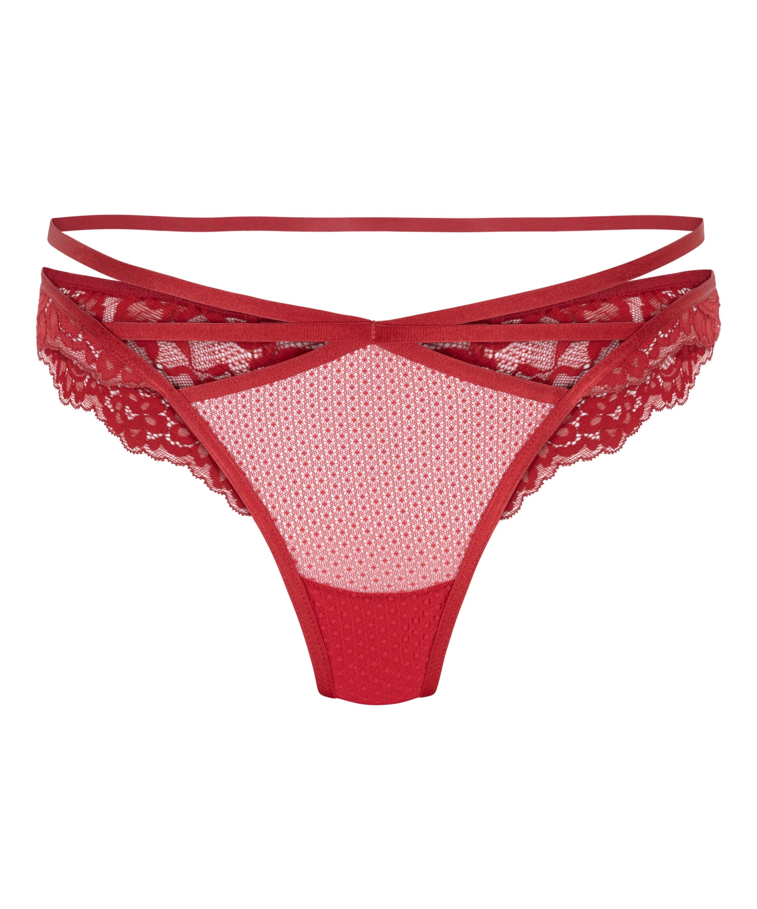 Hunkemoller Red Women Joy Fancy Mini Brazilian SKU: 302504_Red Image 04
