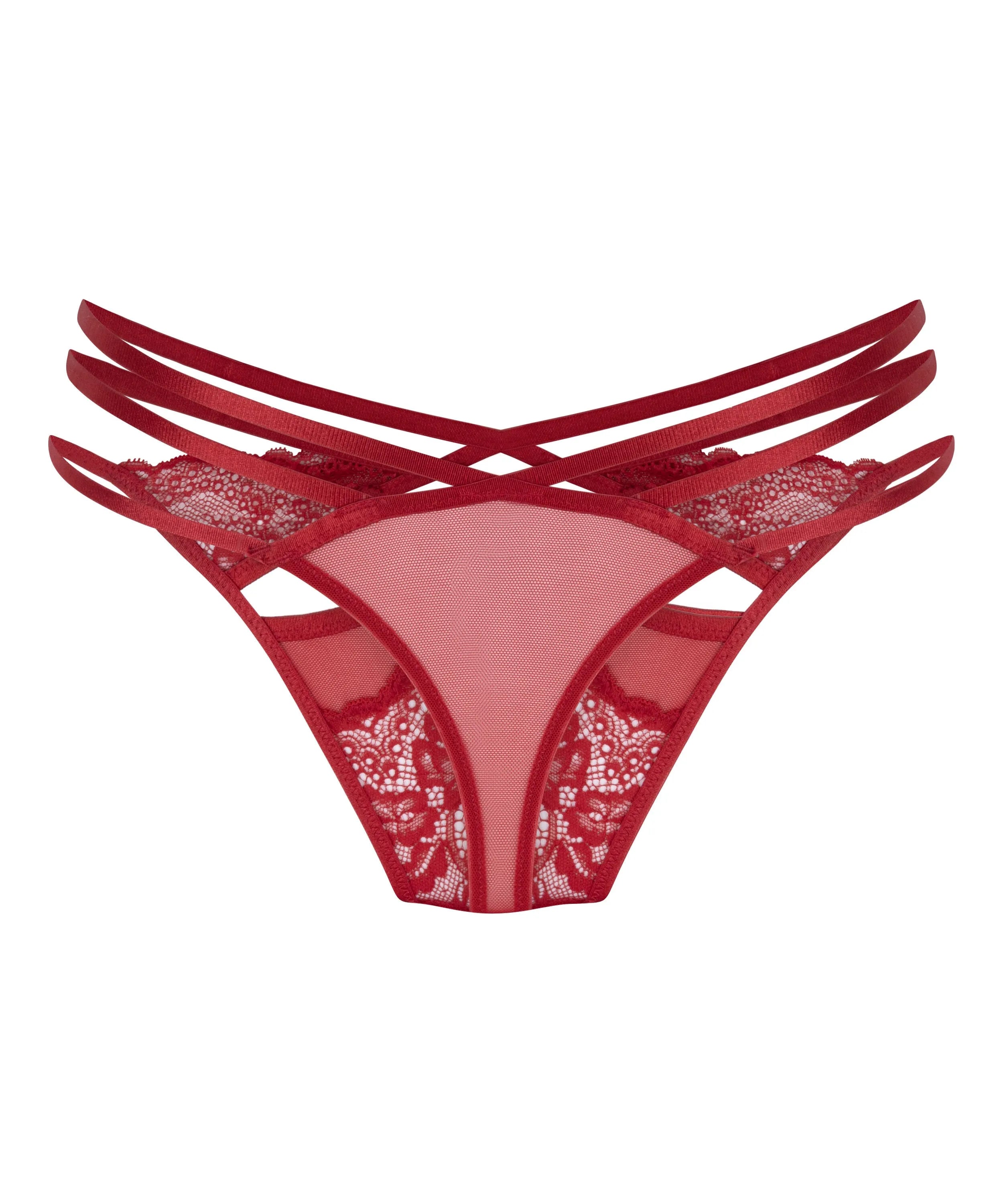Hunkemoller Red Women Janine Thong SKU: 302508_Red Image 05