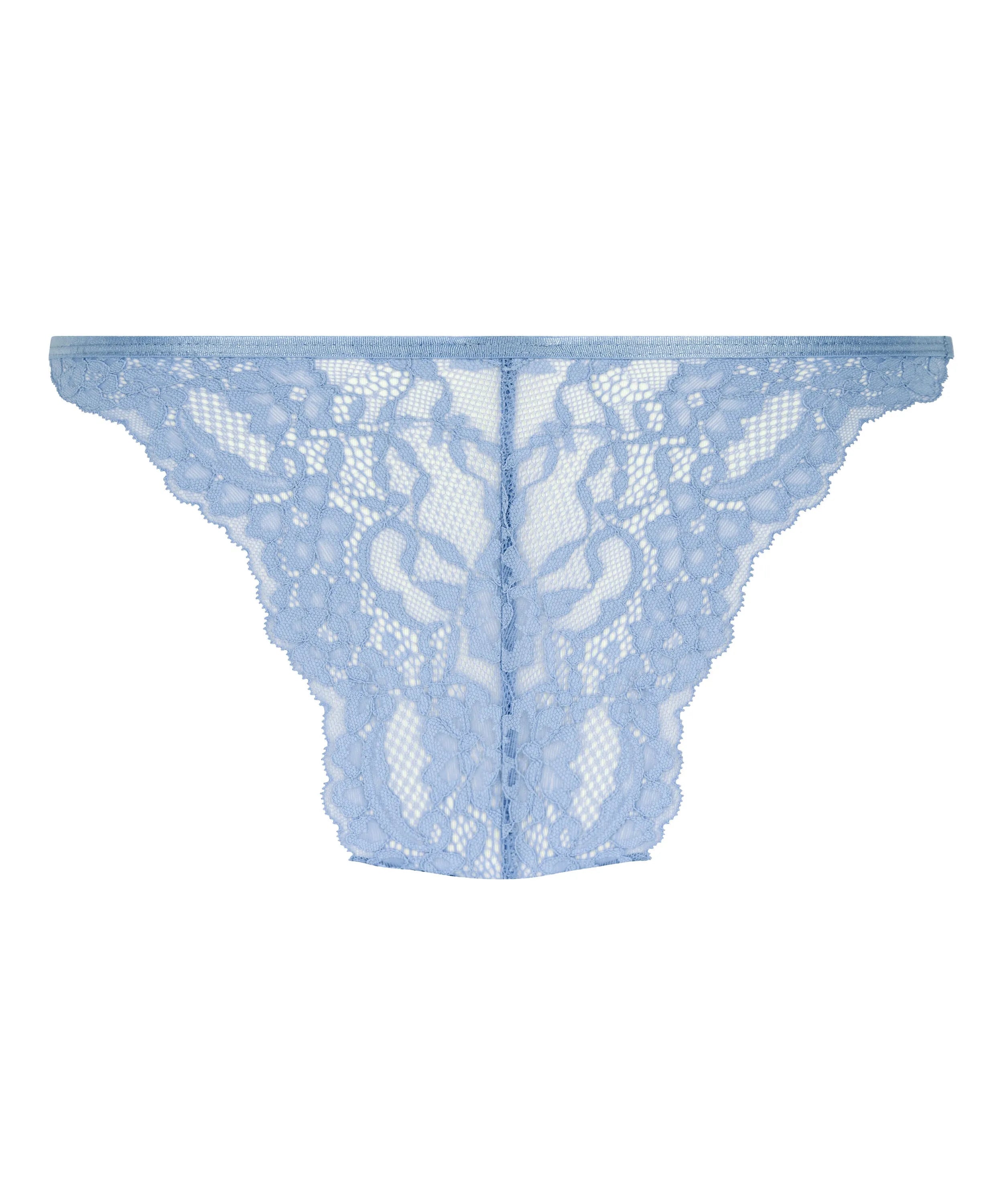 Hunkemoller Blue Women Kaiden High Leg Brazilian SKU: 302569_Blue Image 05