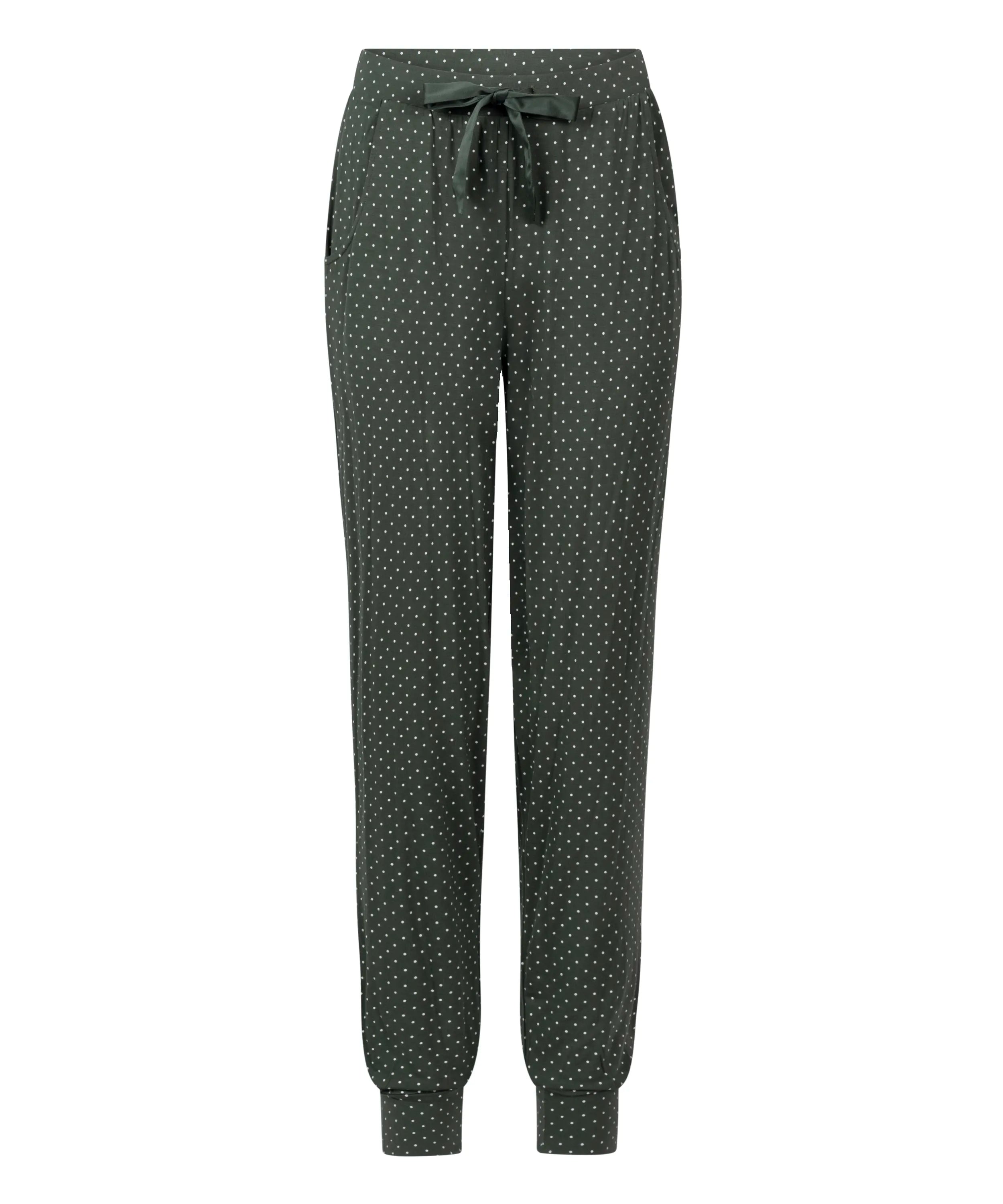 Hunkemoller_Green_Jersey Pyjama Pants_302650_HKM Green_04