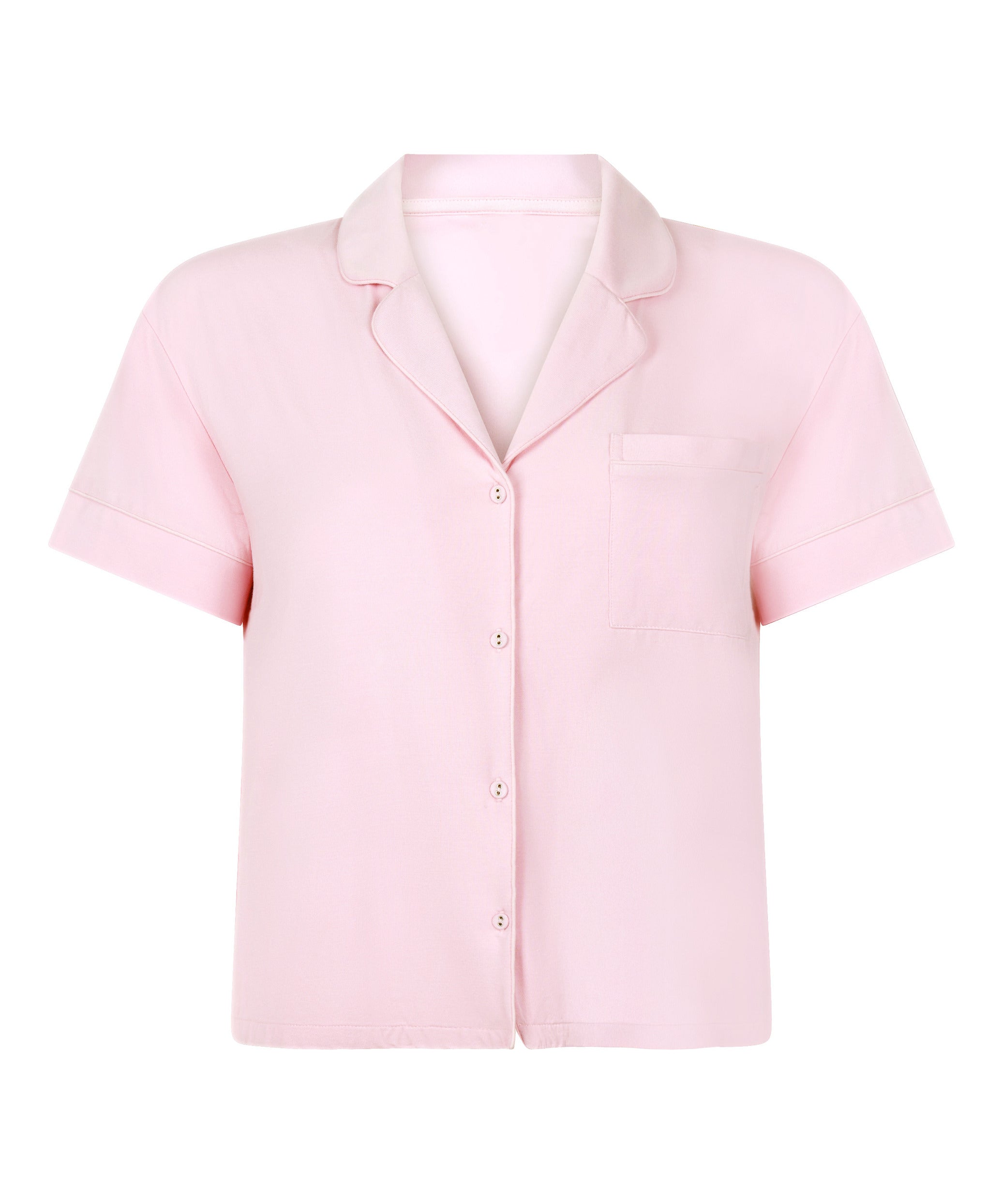 Hunkemoller_Pink_Essential Jersey Short-Sleeved Jacket_302657_Pink_05