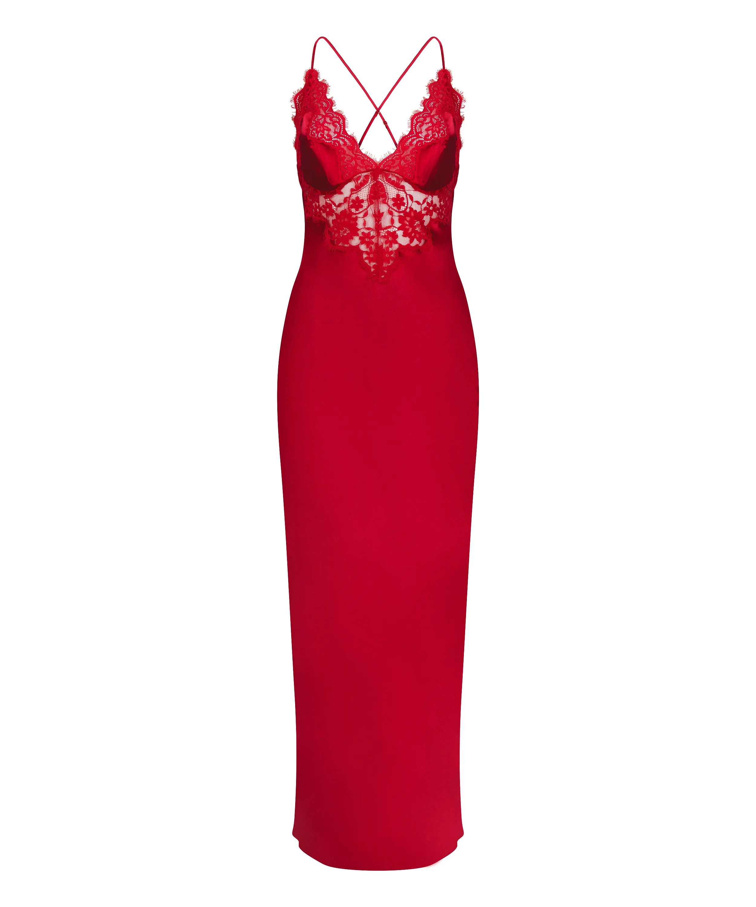 Hunkemoller_Red_Mya Slipdress_302696_Chili Pepper_05