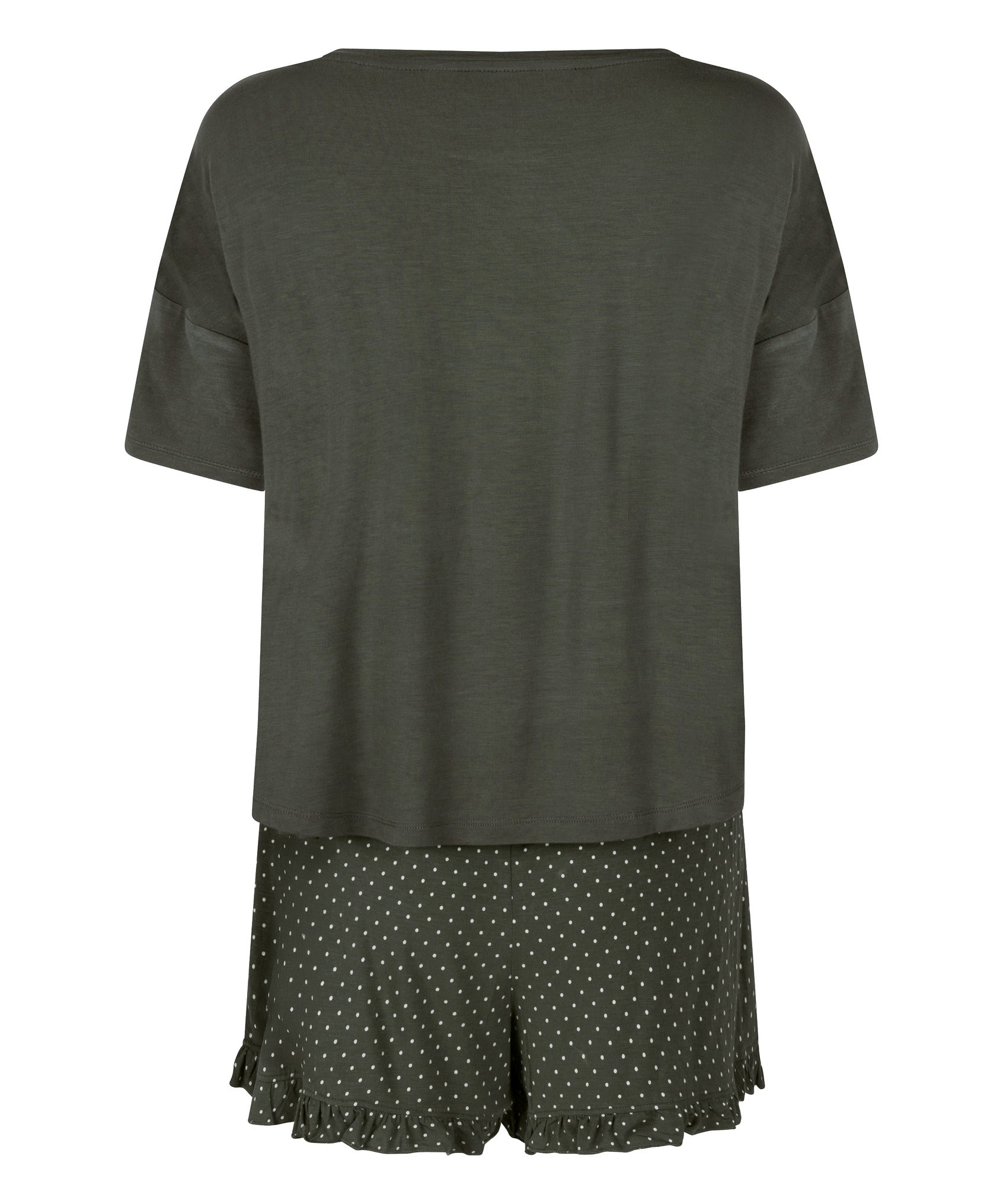 Hunkemoller_Green_Jersey Pyjama Set_302712_Green_05