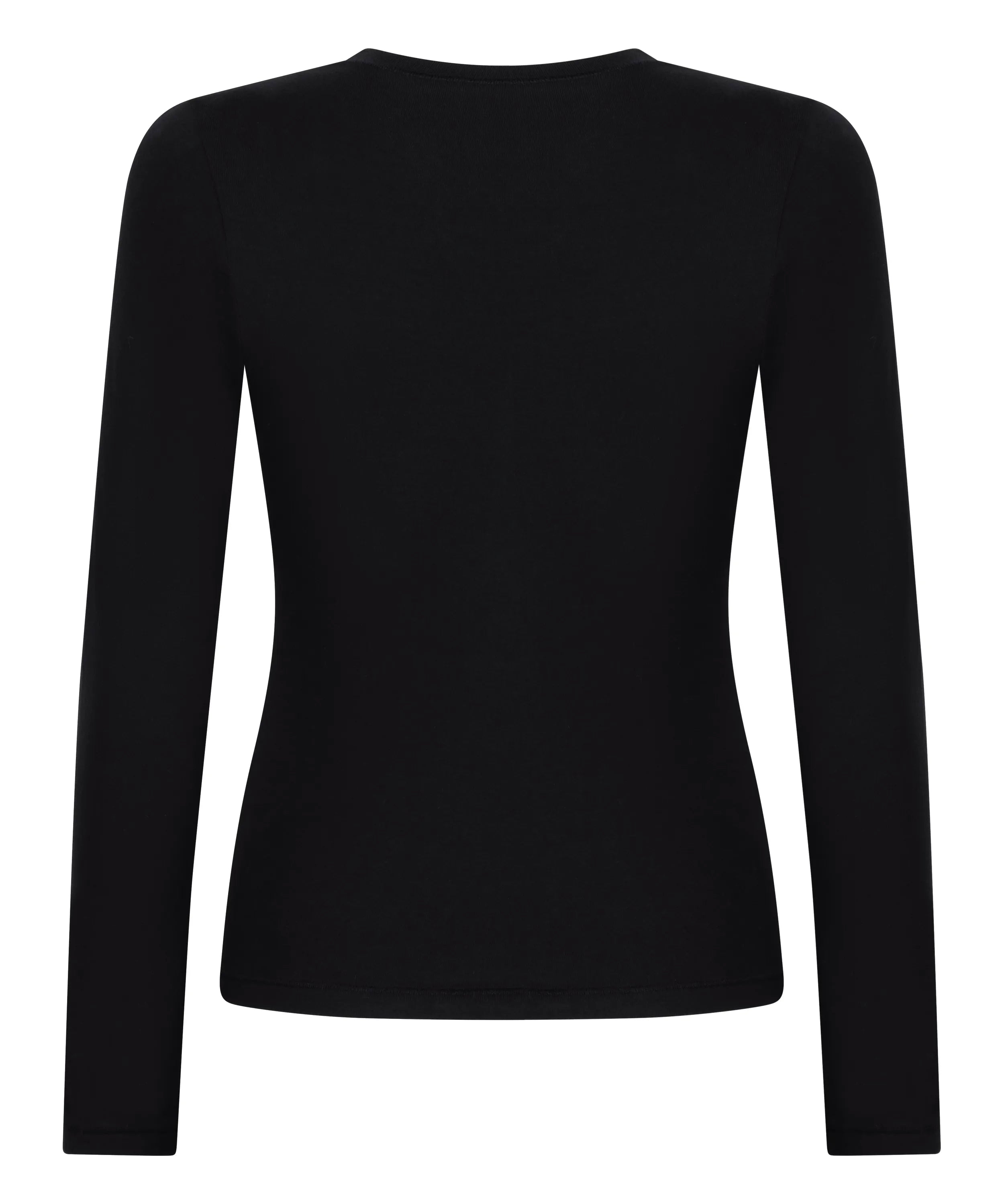 Hunkemoller_Black_Longsleeved Shirt from Soft Cotton_302729_Black_06
