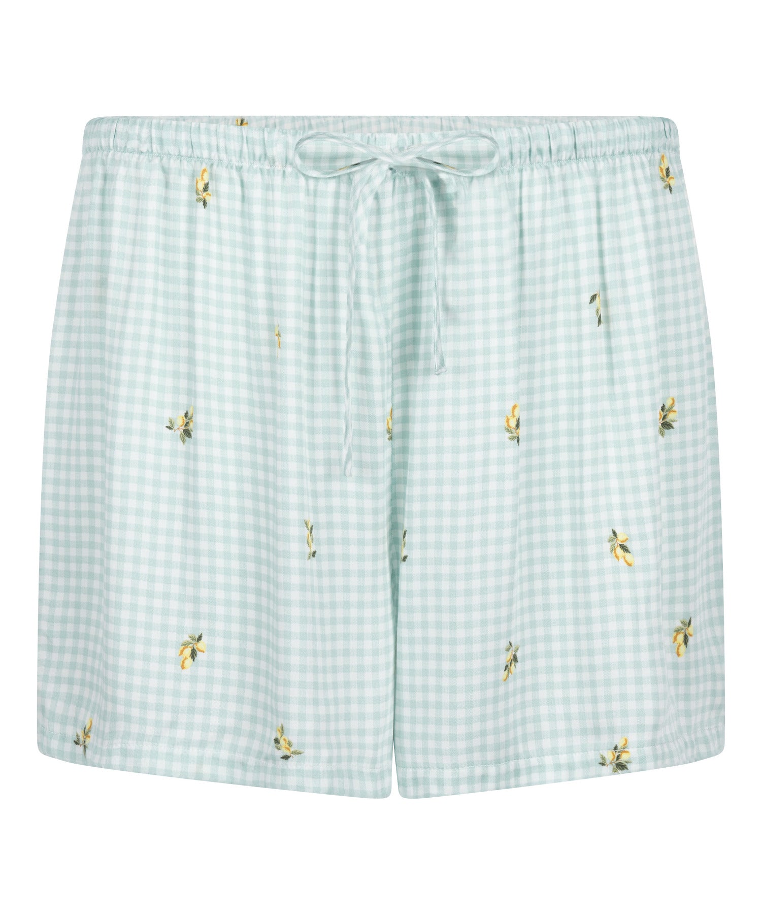 Hunkemoller_Green_Short Viscose Check Print_302753_Green_04