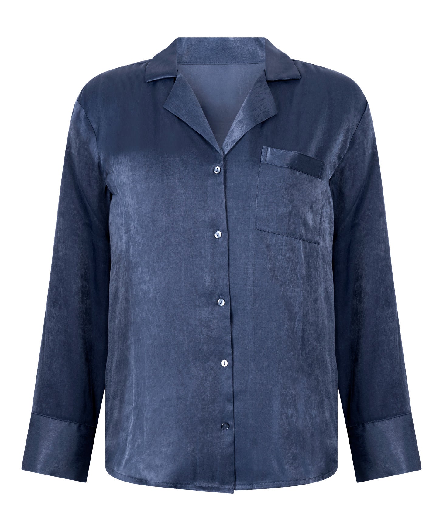 Hunkemoller_Vintage Indigo_Ayla Satin Long-Sleeved Jacket_302767_Vintage Indigo_05