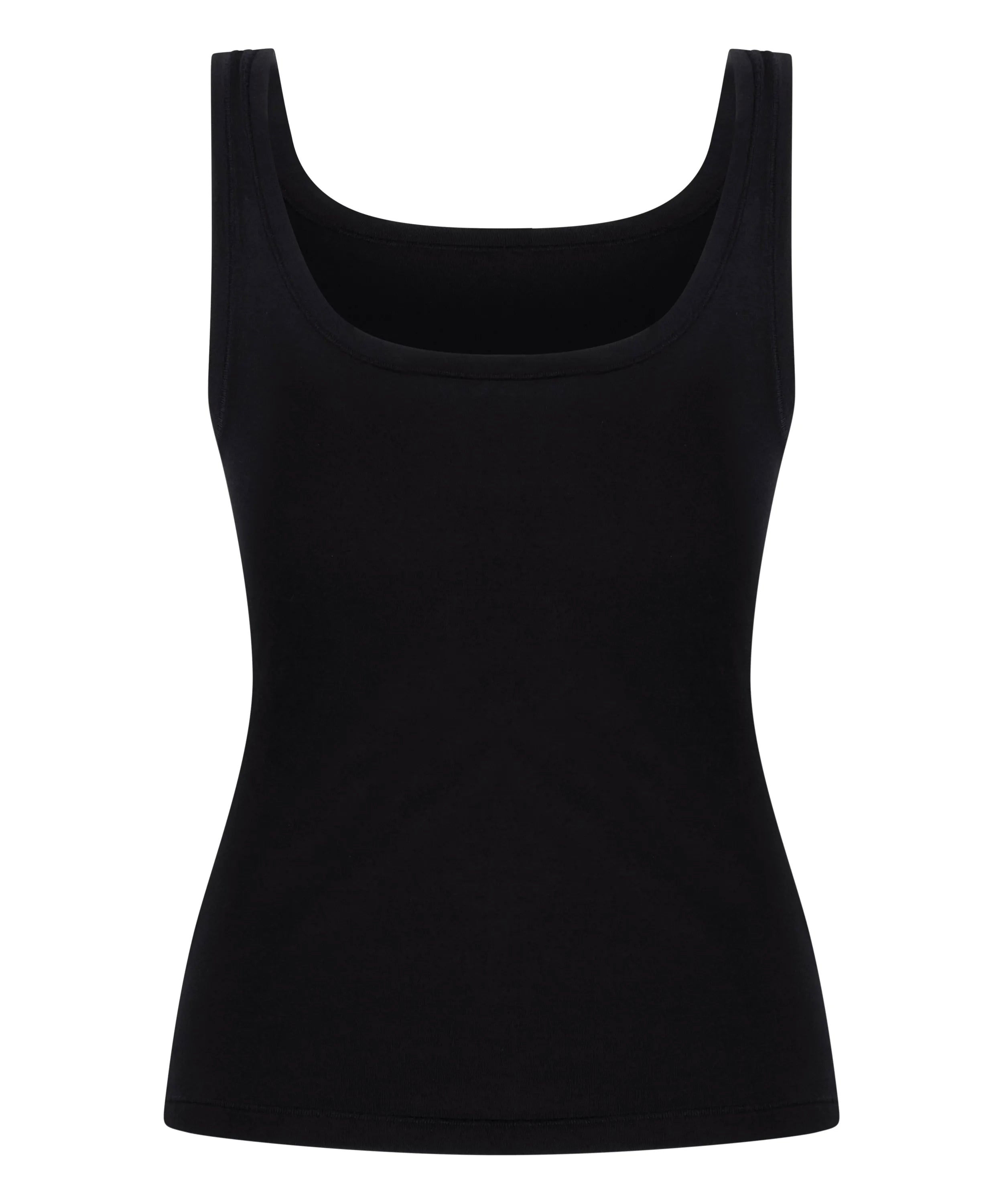Hunkemoller_Black_Singlet Tanktop Soft Cotton_302809_Black_06
