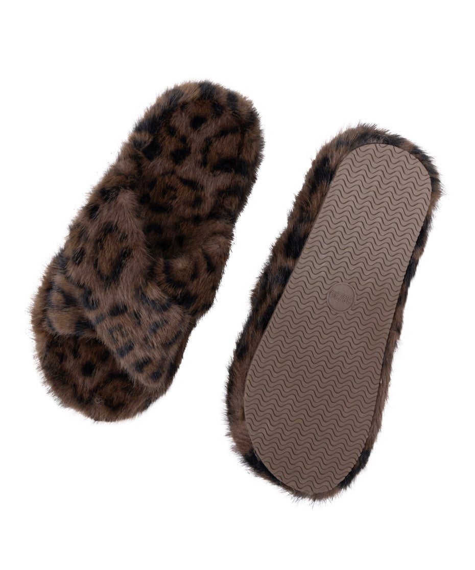 Hunkemoller_Tan_Fake Fur Slippers_302857_Tan_03