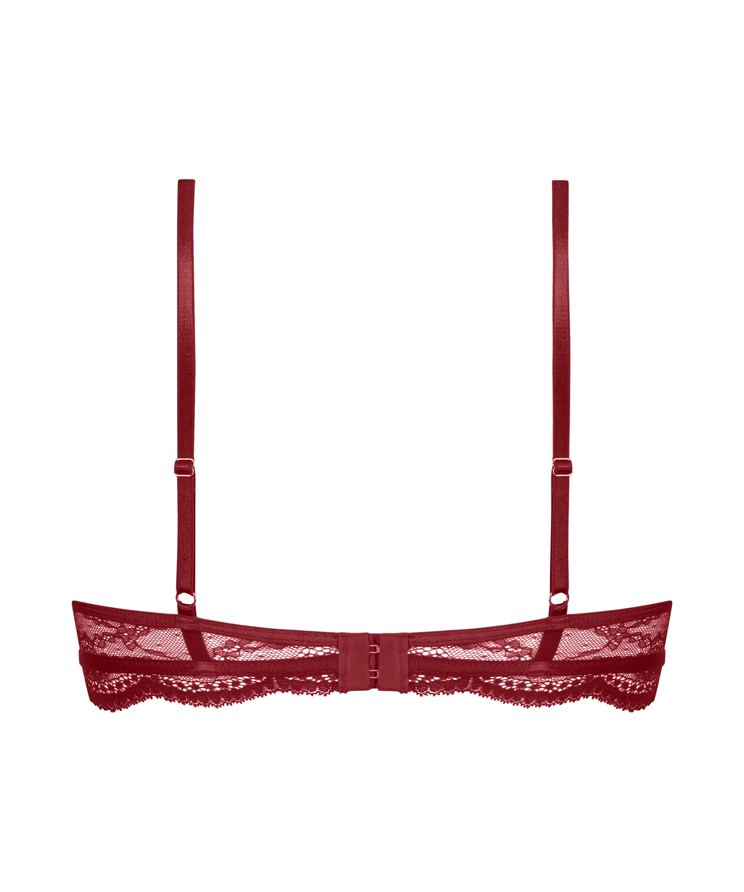 Hunkemoller_Red_Isabelle Non-Padded Underwired Bra in Different Cup Sizes_303350_Tibetan Red_09