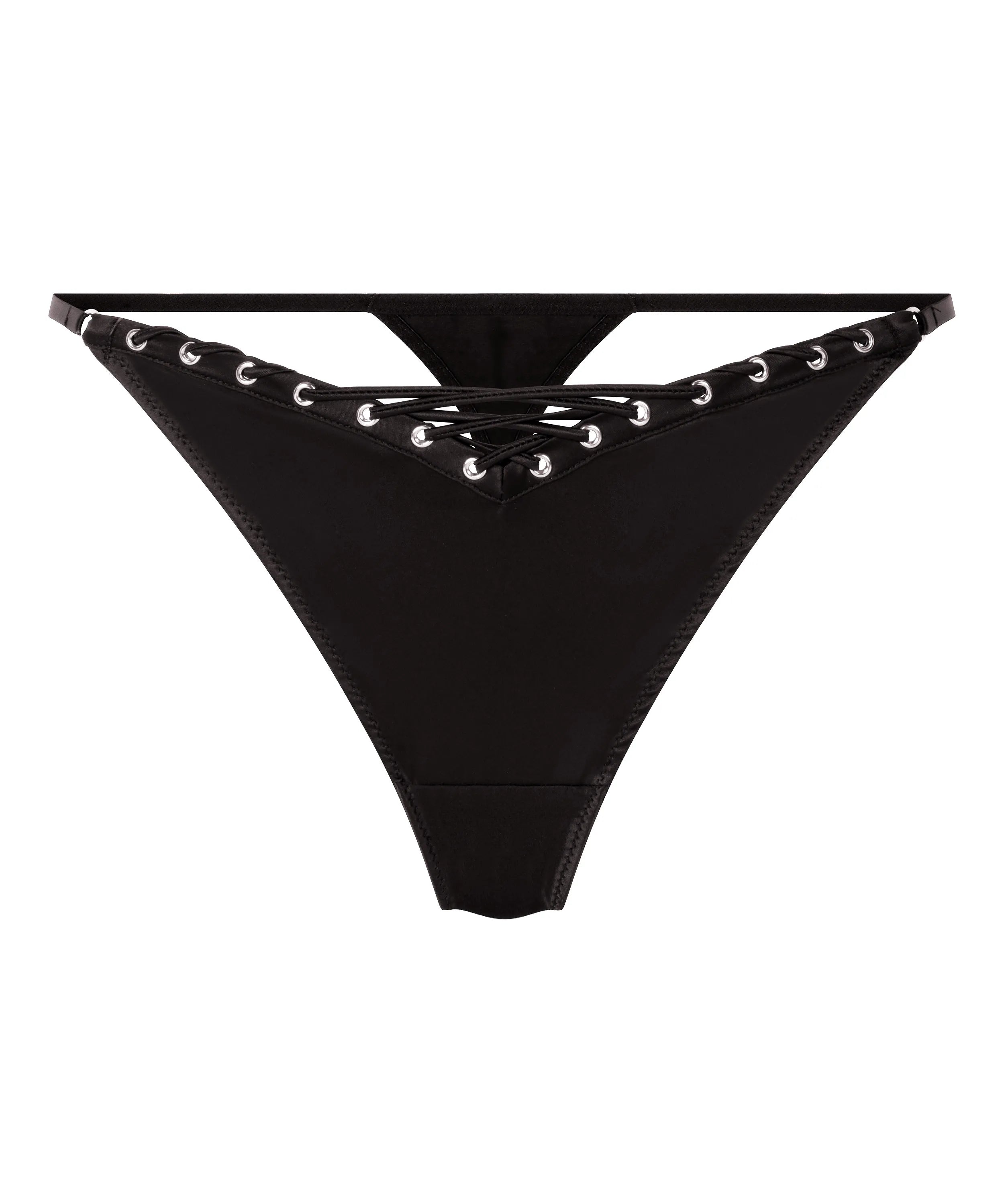 Hunkemoller_Black_Pina Highleg Thong_303364_Caviar_05