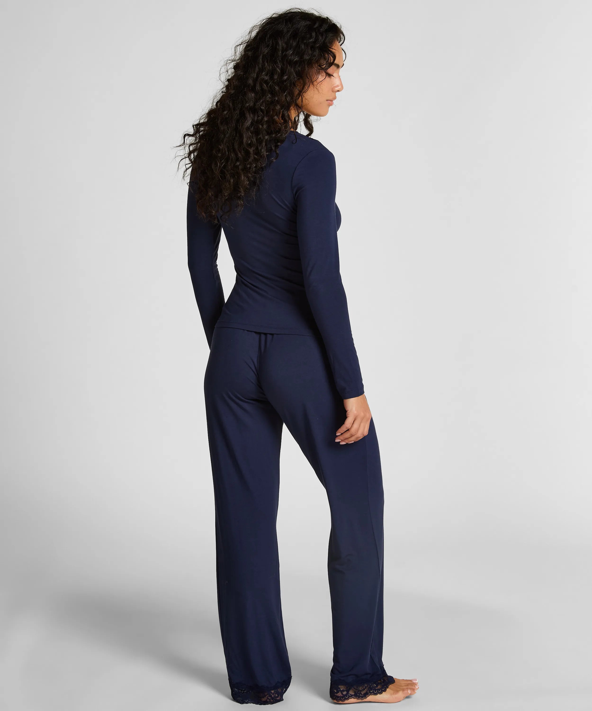 Hunkemoller_Blue_Pyjama Set_303429_HKM Blue_03