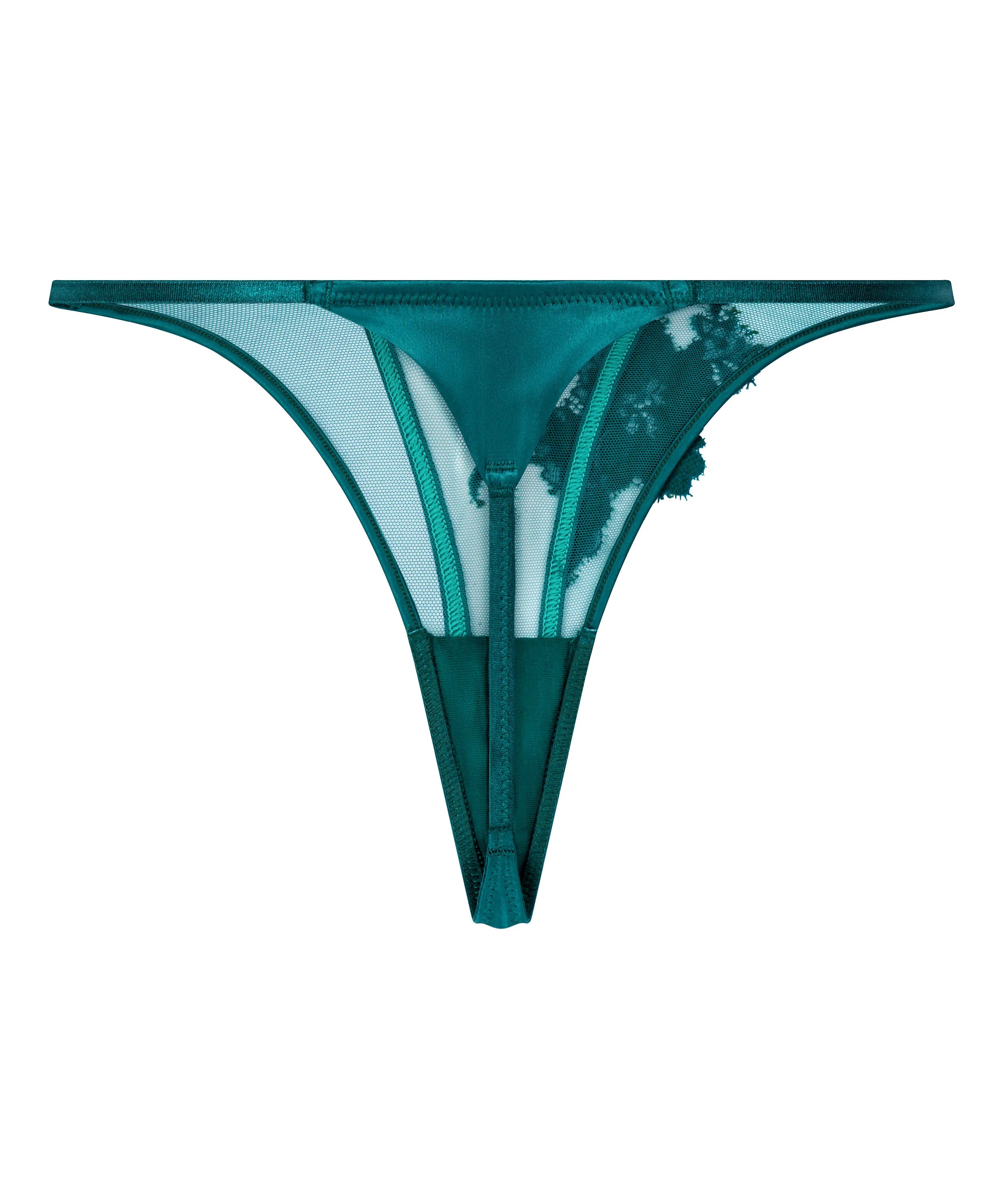 Hunkemoller_Green_Ember Thong_303533_Deep Teal_05