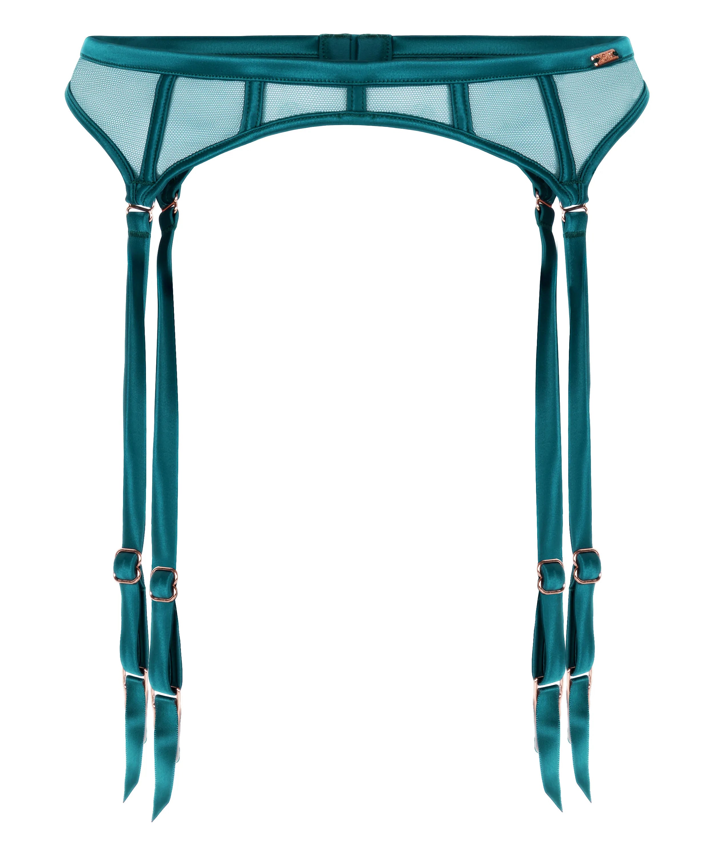 Hunkemoller_Green_Ember Suspenders_303534_Deep Teal_04