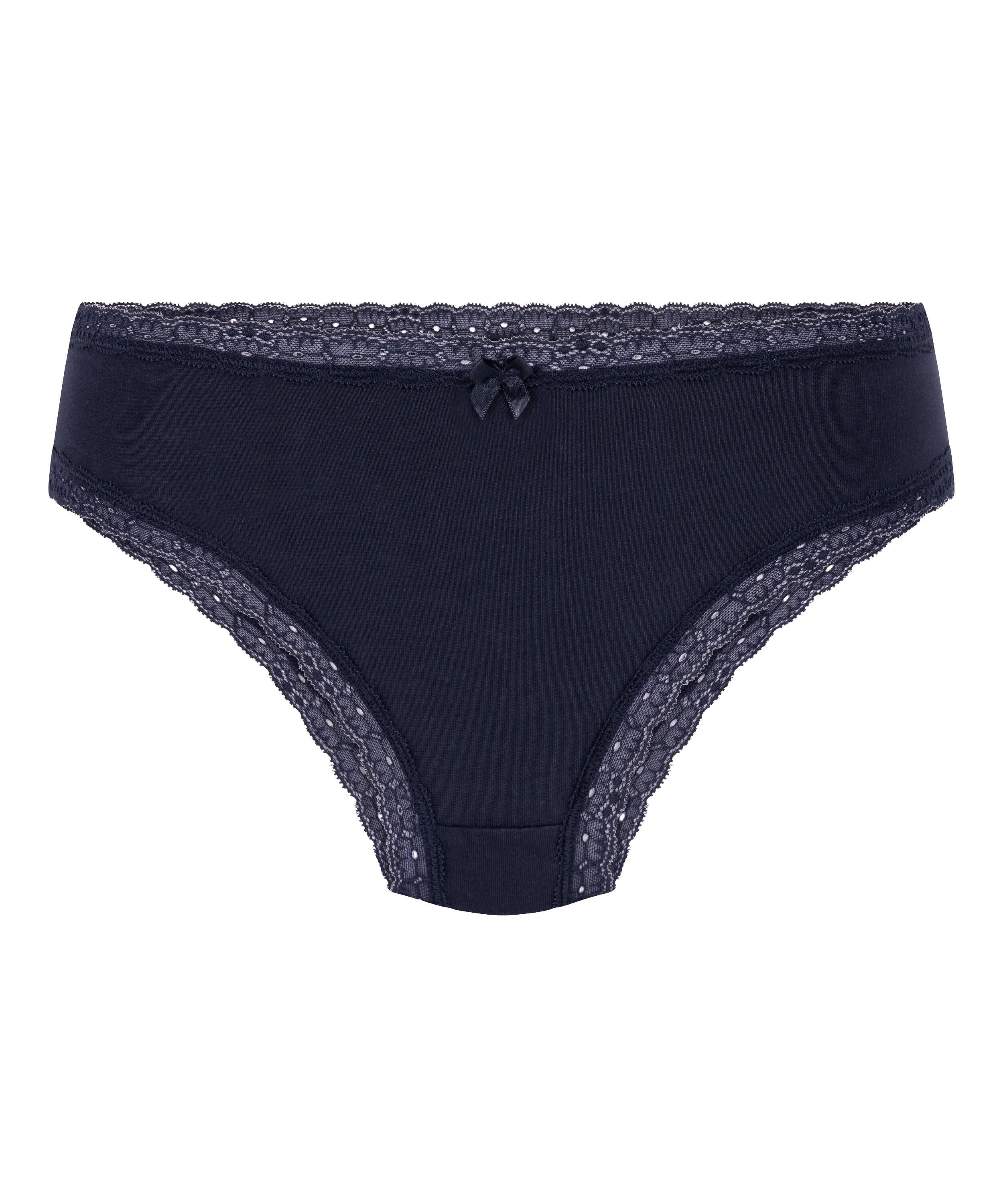 Hunkemoller Blue Women Georgia Cotton Brazilian SKU: 303560_Blue Image 04