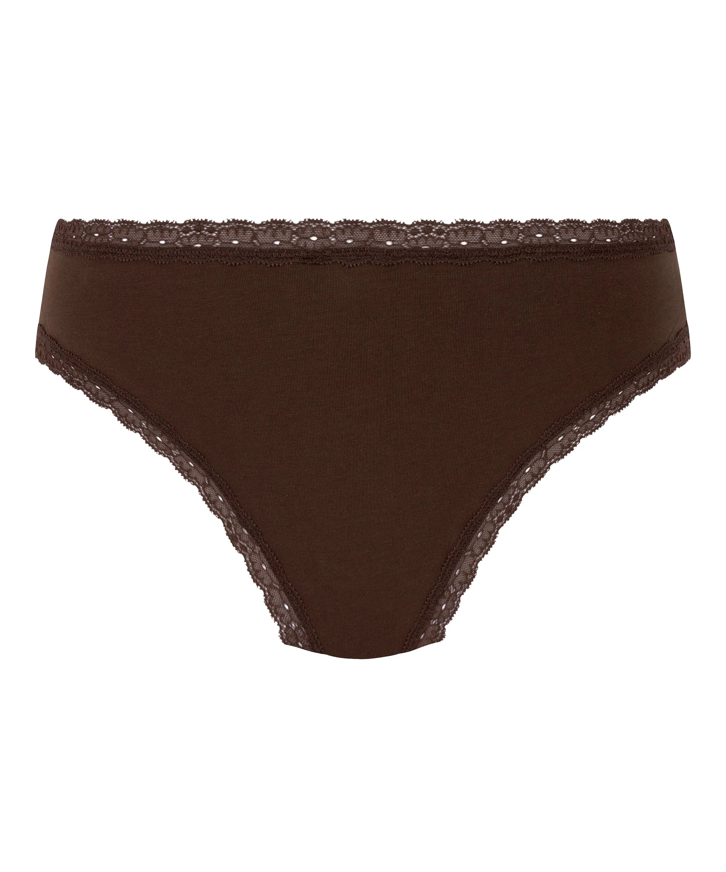 Hunkemoller Brown Women Georgia Cotton Brazilian SKU: 303562_Brown Image 06