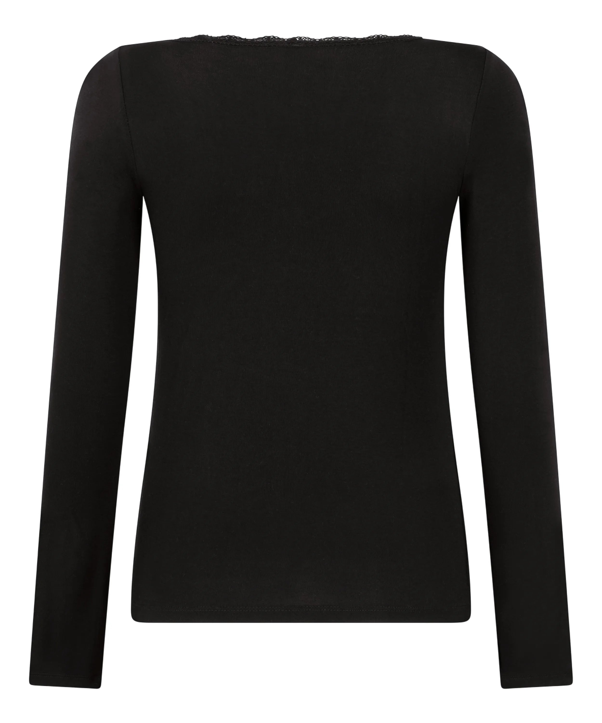 Hunkemoller_Black_Longsleeved Jersey Pyjama Top_303574_Black_06