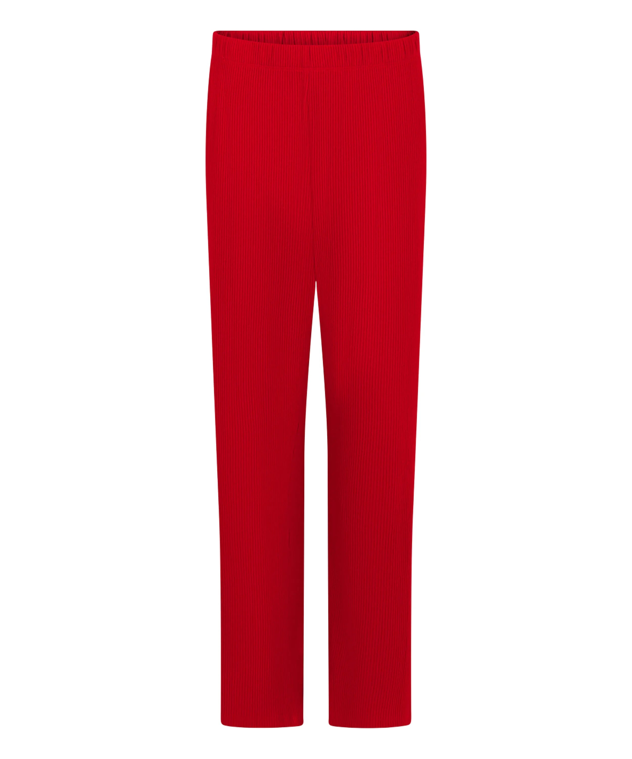 Hunkemoller_Red_Brushed Jersey Trousers_303580_Savvy Red_05