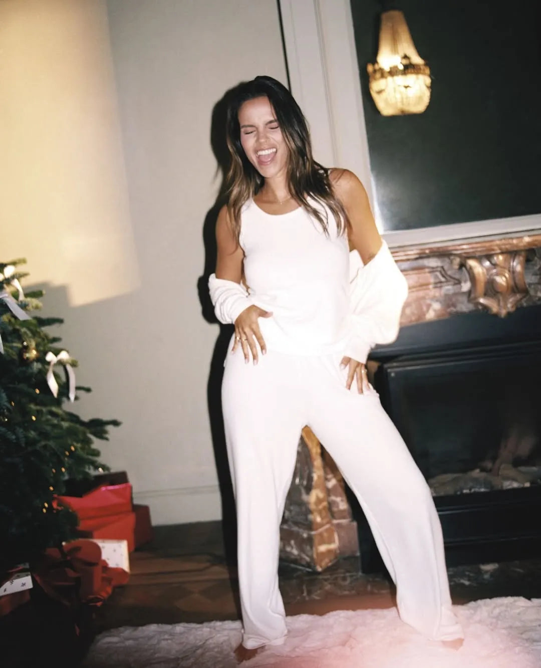 Hunkemoller_White_Brushed Jersey Trousers_303581_Gardenia_05