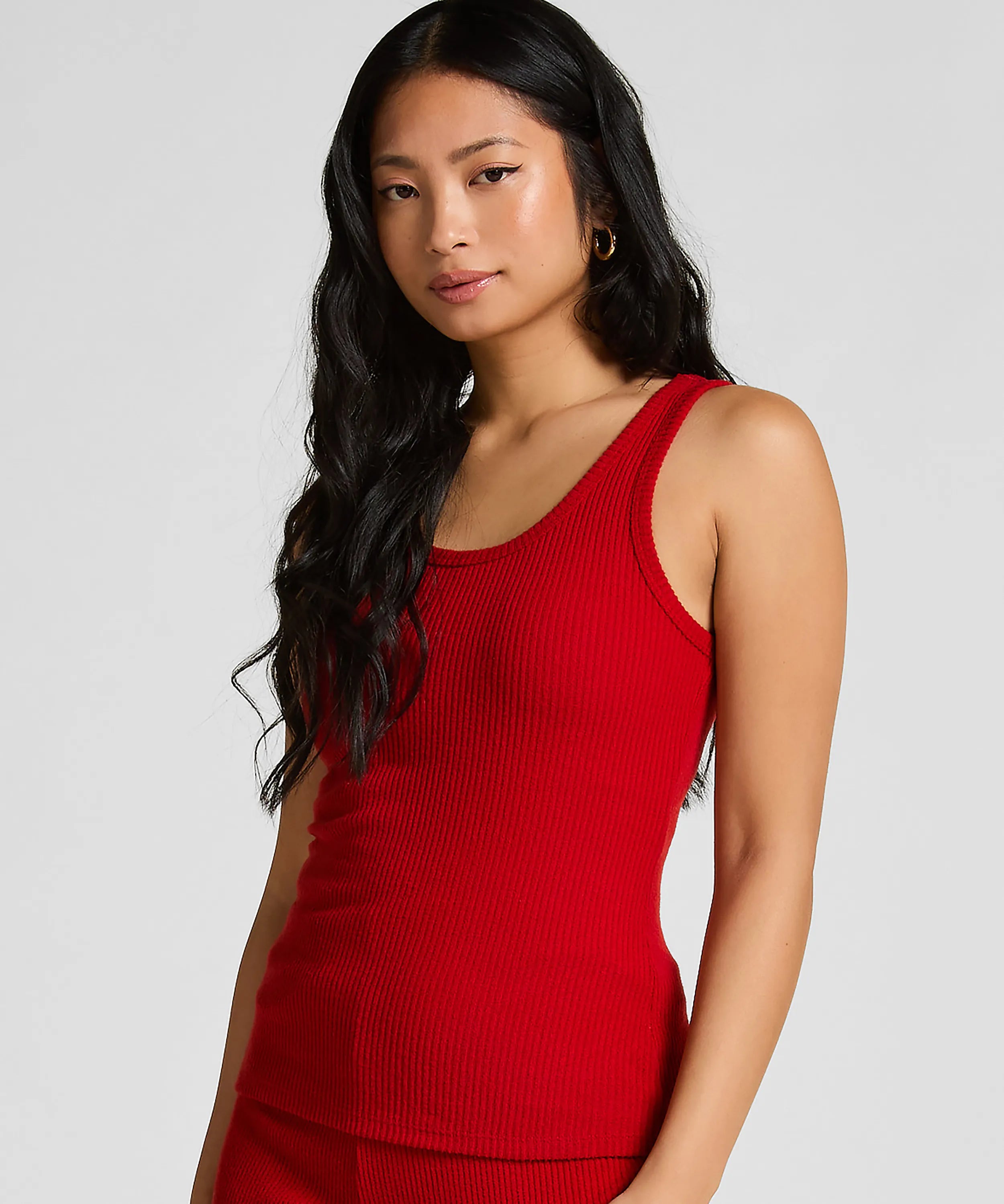 Hunkemoller_Red_Singlet Brushed Jersey Rib_303582_Savvy Red_01