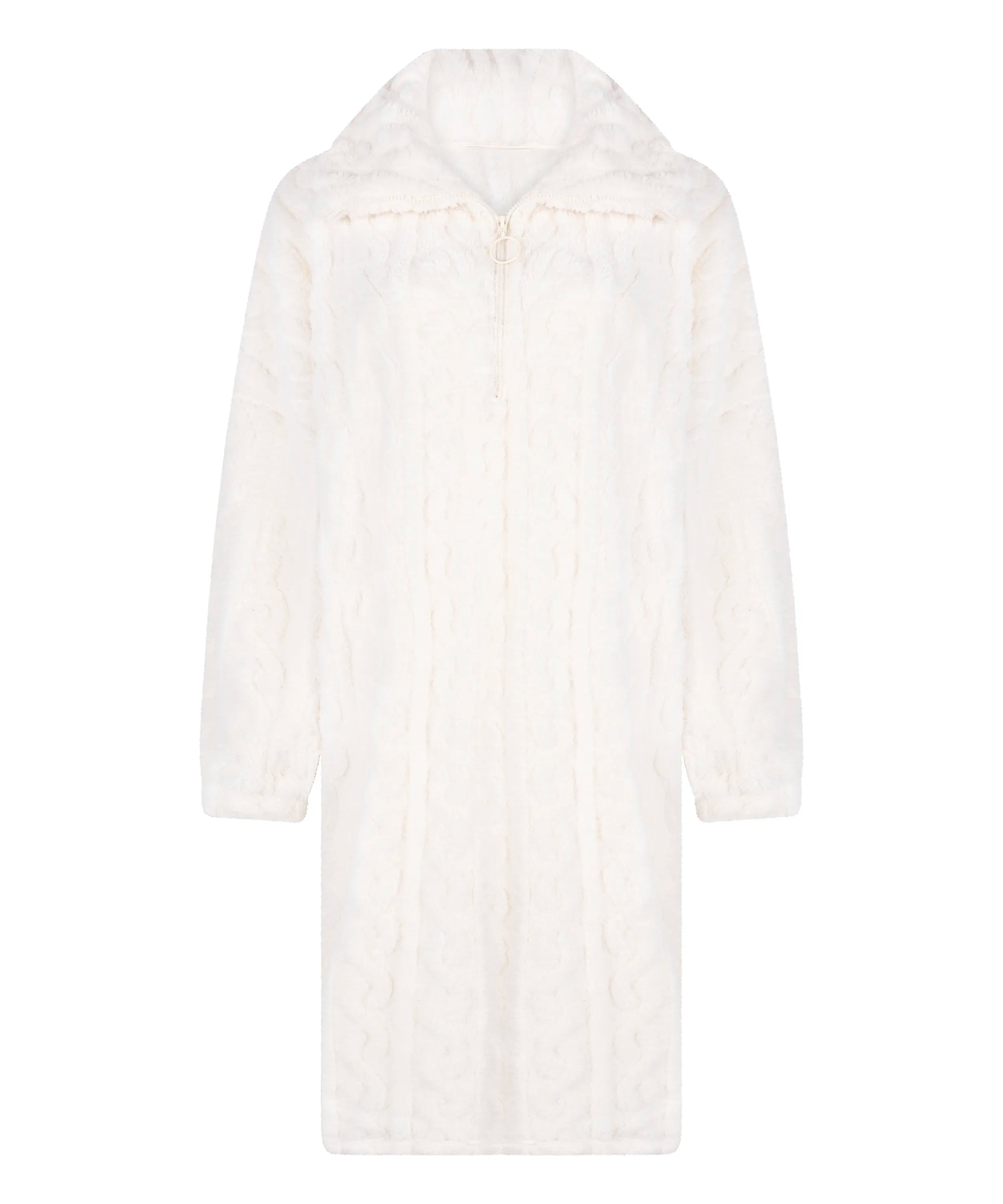 Hunkemoller_White_Poncho Cable Fleece_303584_Gardenia_04