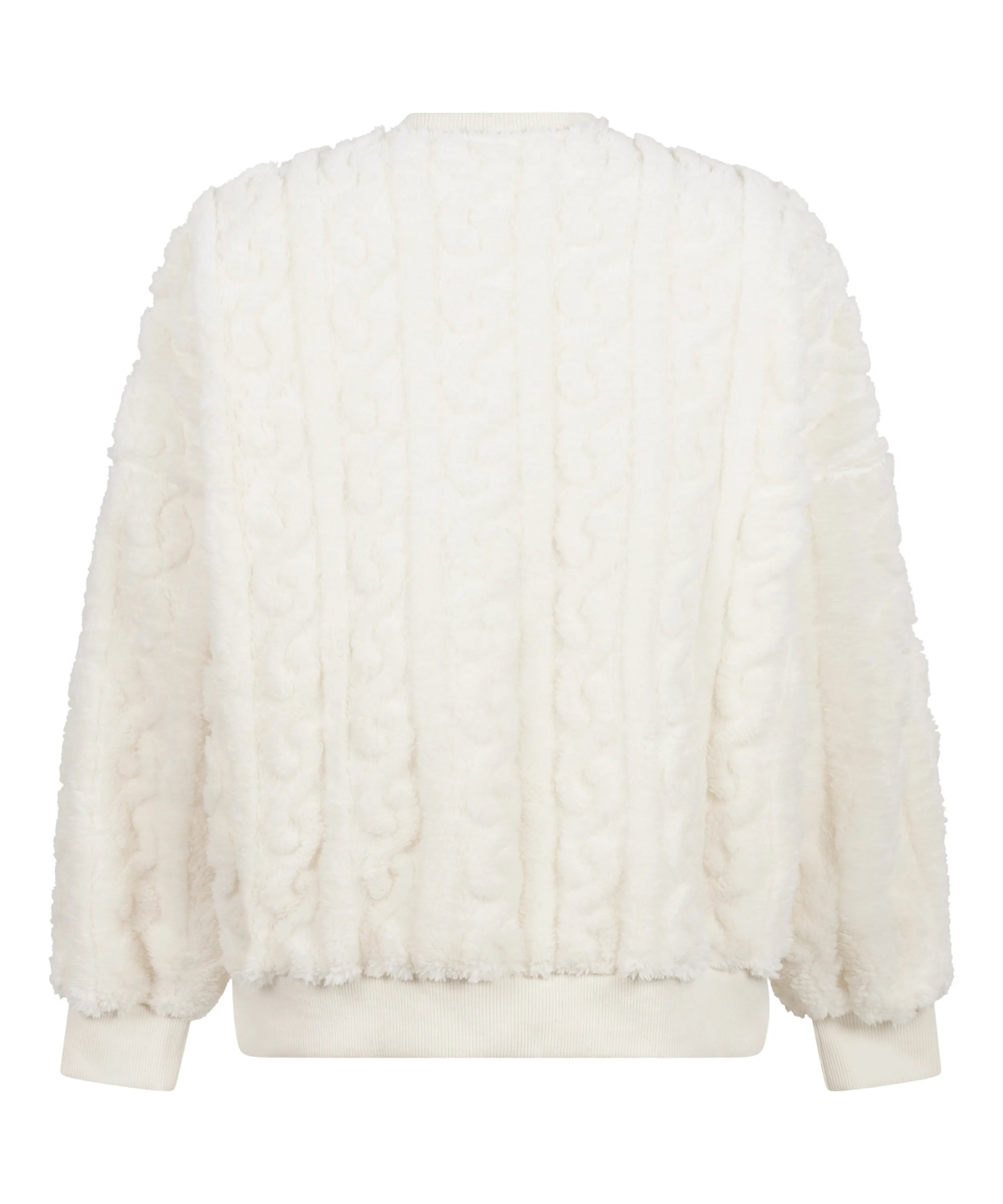 Hunkemoller_White_Top Cable Fleece_303590_Gardenia_06