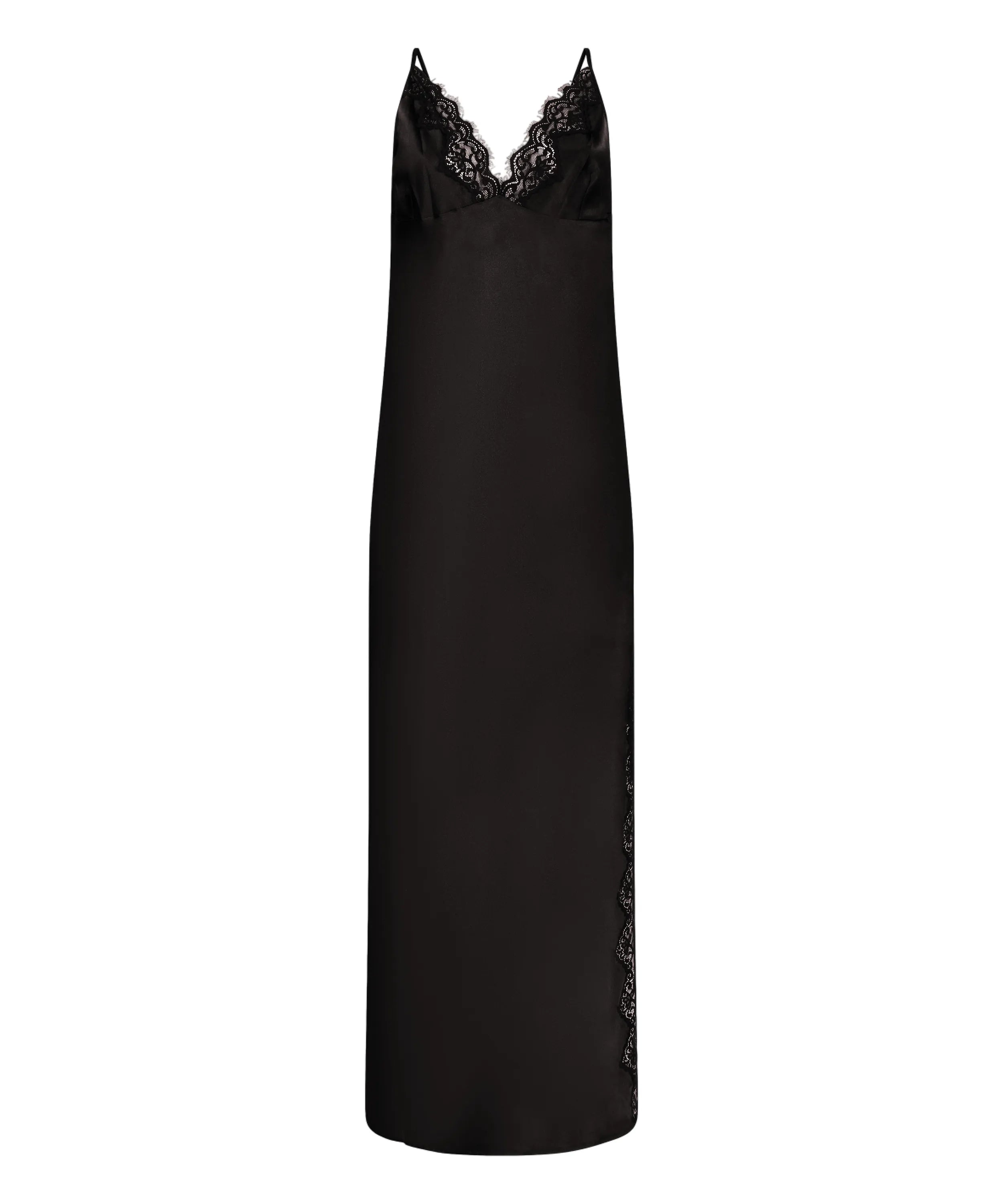Hunkemoller_Black_Mya Slipdress_303607_Caviar_10