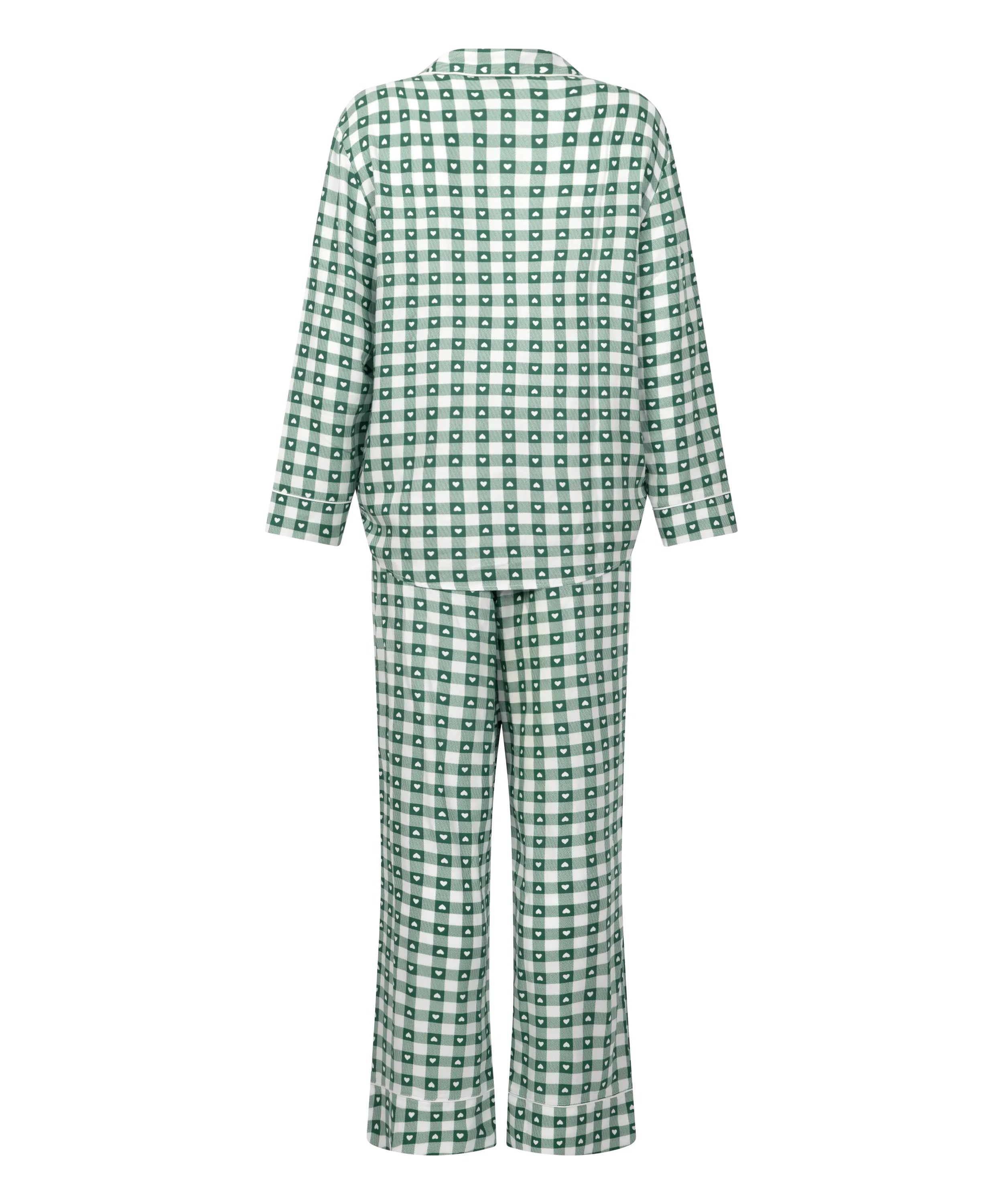 Hunkemoller_Green_Pyjamaset Twill_303610_Green Gables_06