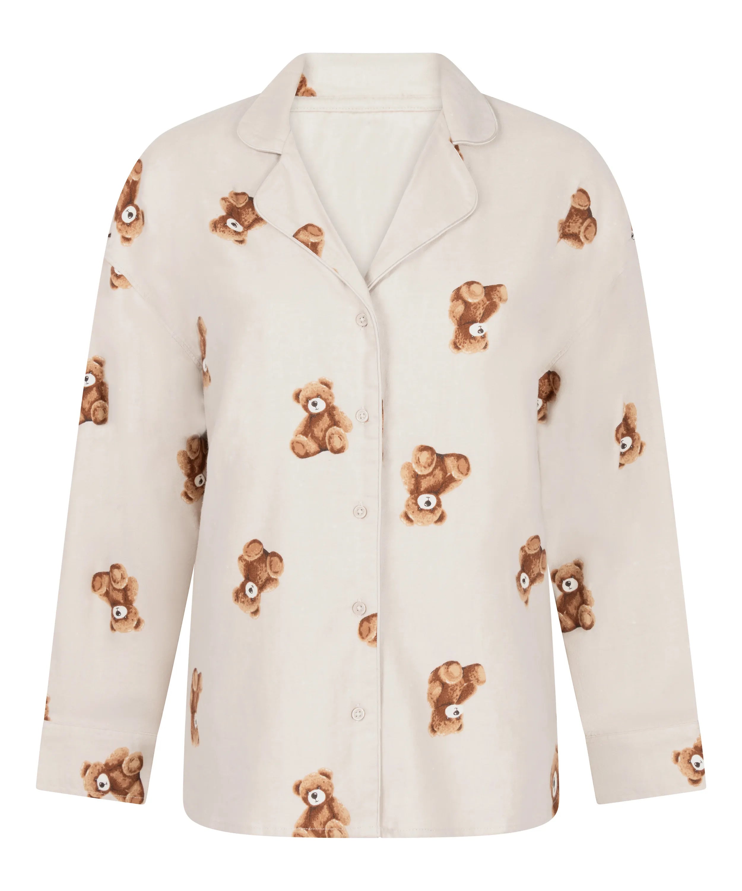 Hunkemoller_Beige_Jacket Flannel Twill Bear_303635_Gray Morn_07