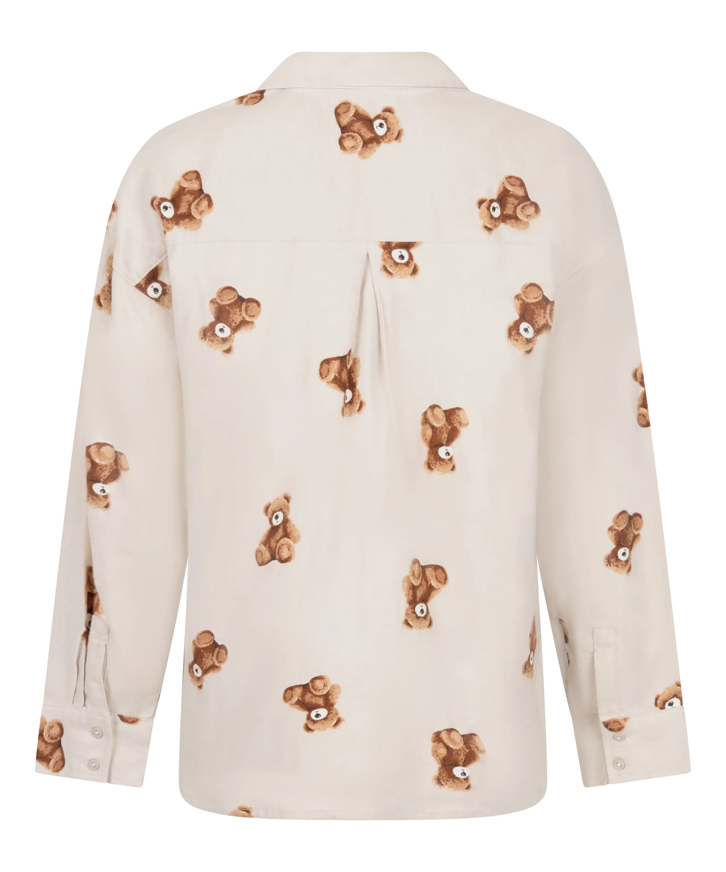 Hunkemoller_Beige_Jacket Flannel Twill Bear_303635_Gray Morn_08